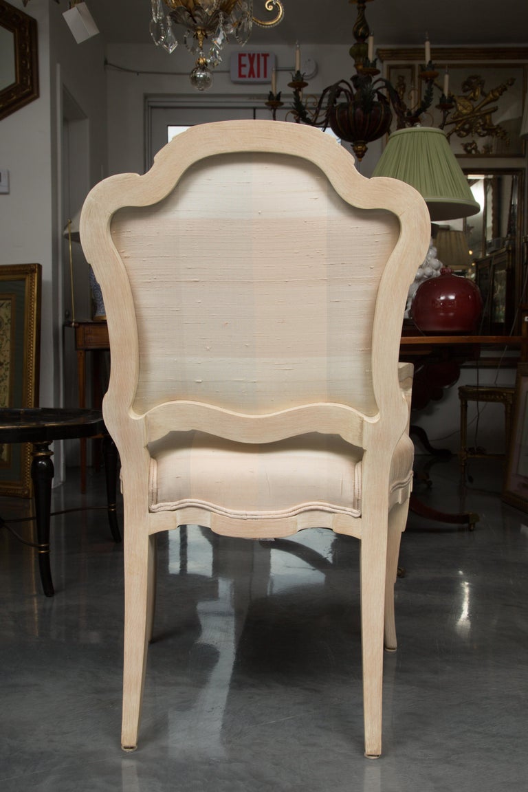 Set of Six Cream Painted Stylized Louis XVI Style ...