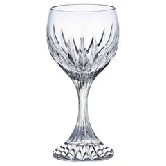 Set of Six Crystal "Massena" Red Wine Glasses by Baccarat