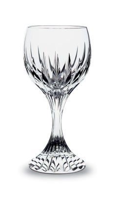 Set di sei bicchieri da vino bianco in cristallo "Massena" di Baccarat