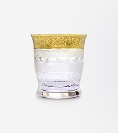 Set of Six Crystal Tumblers by Moser in the 'Splendid' Pattern