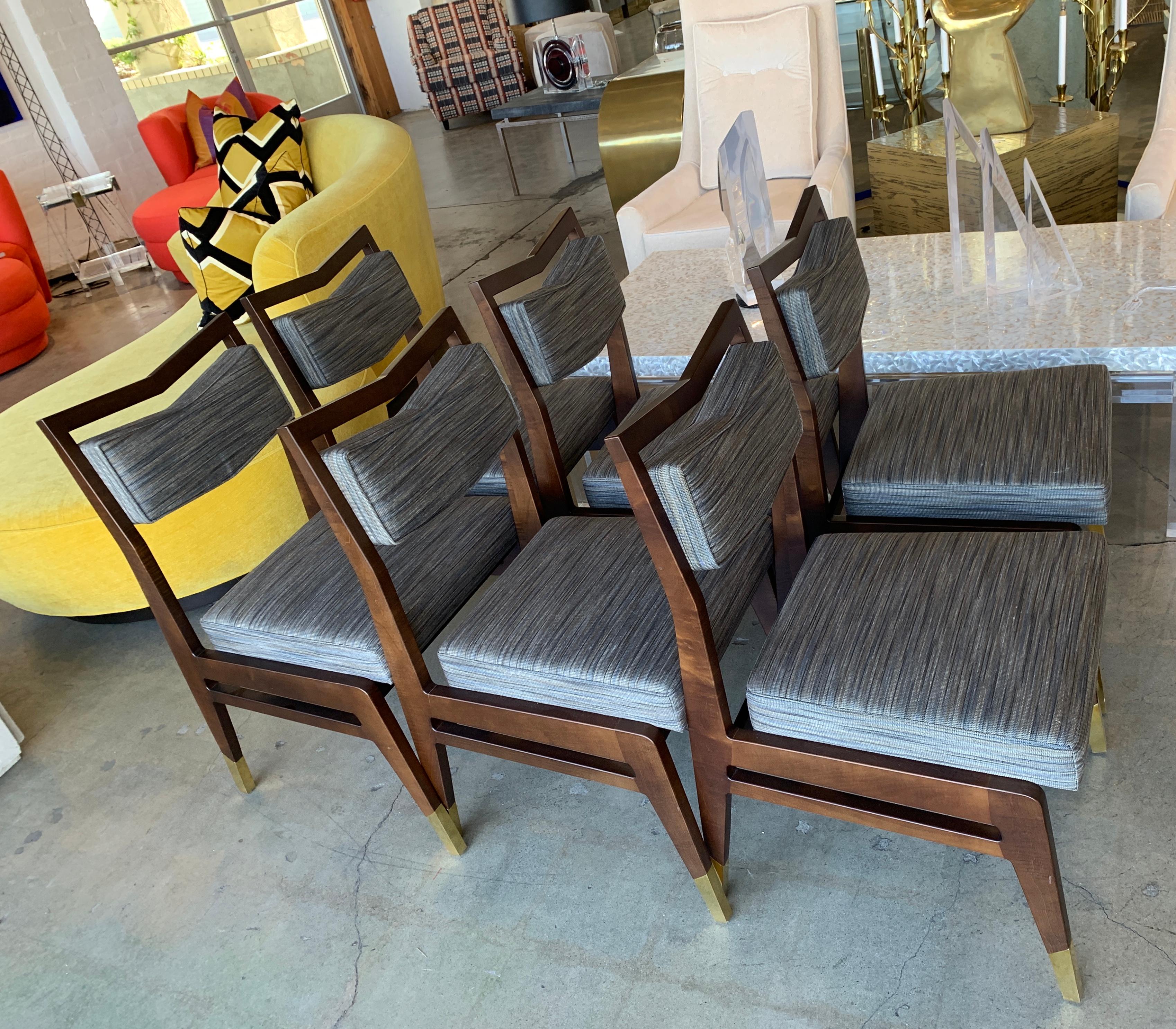 Set of Six Custom Made Dining Chairs For Sale 8