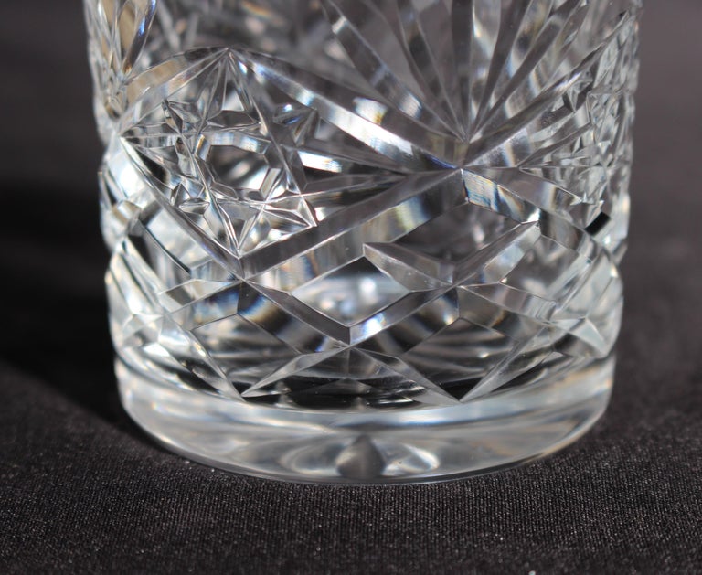 Set of Six Cut Glass Stourbridge Crystal Spirit Glasses For Sale at 1stDibs spirit glasses for