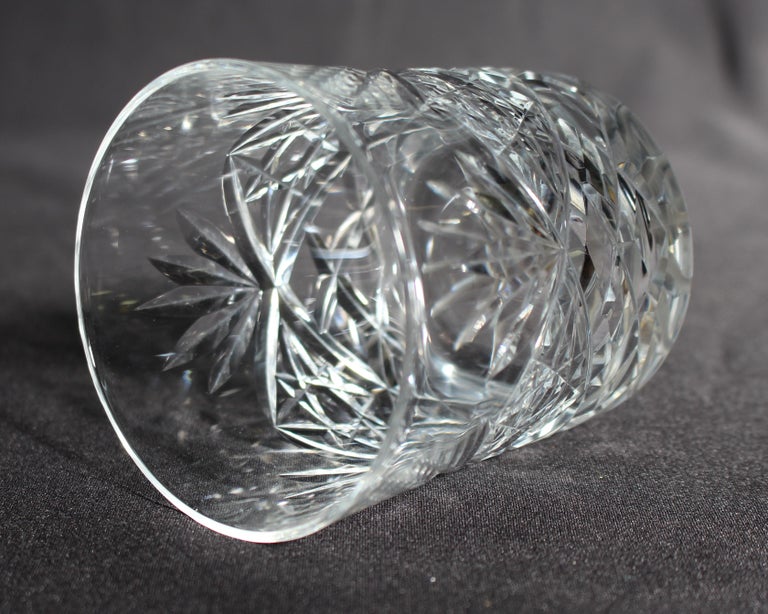 Set of Six Cut Glass Stourbridge Crystal Spirit Glasses For Sale at 1stDibs spirit glasses for