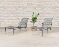 Set of Six Dan Johnson Brown Jordan Sol y Luna Chaise Lounges