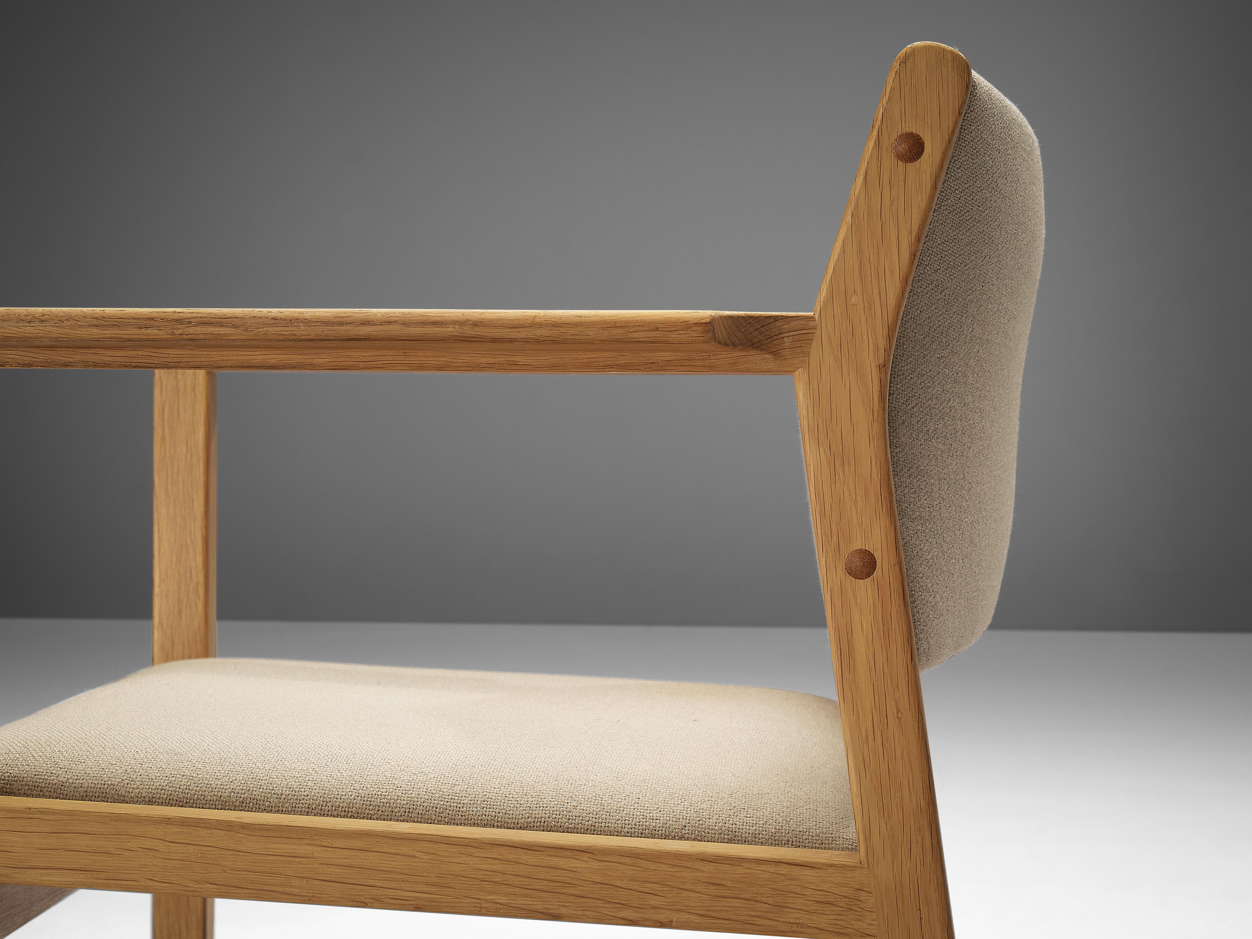 Børge Morgensen for Fredericia Set of Six Armchairs in Oak 1