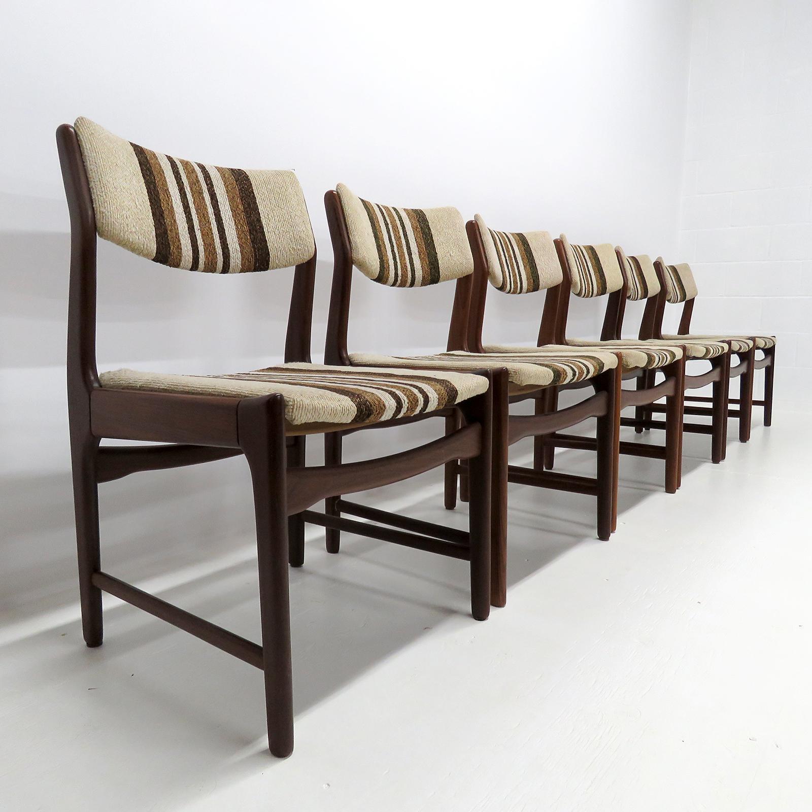 Set of Six Danish Dining Chairs, 1970 3
