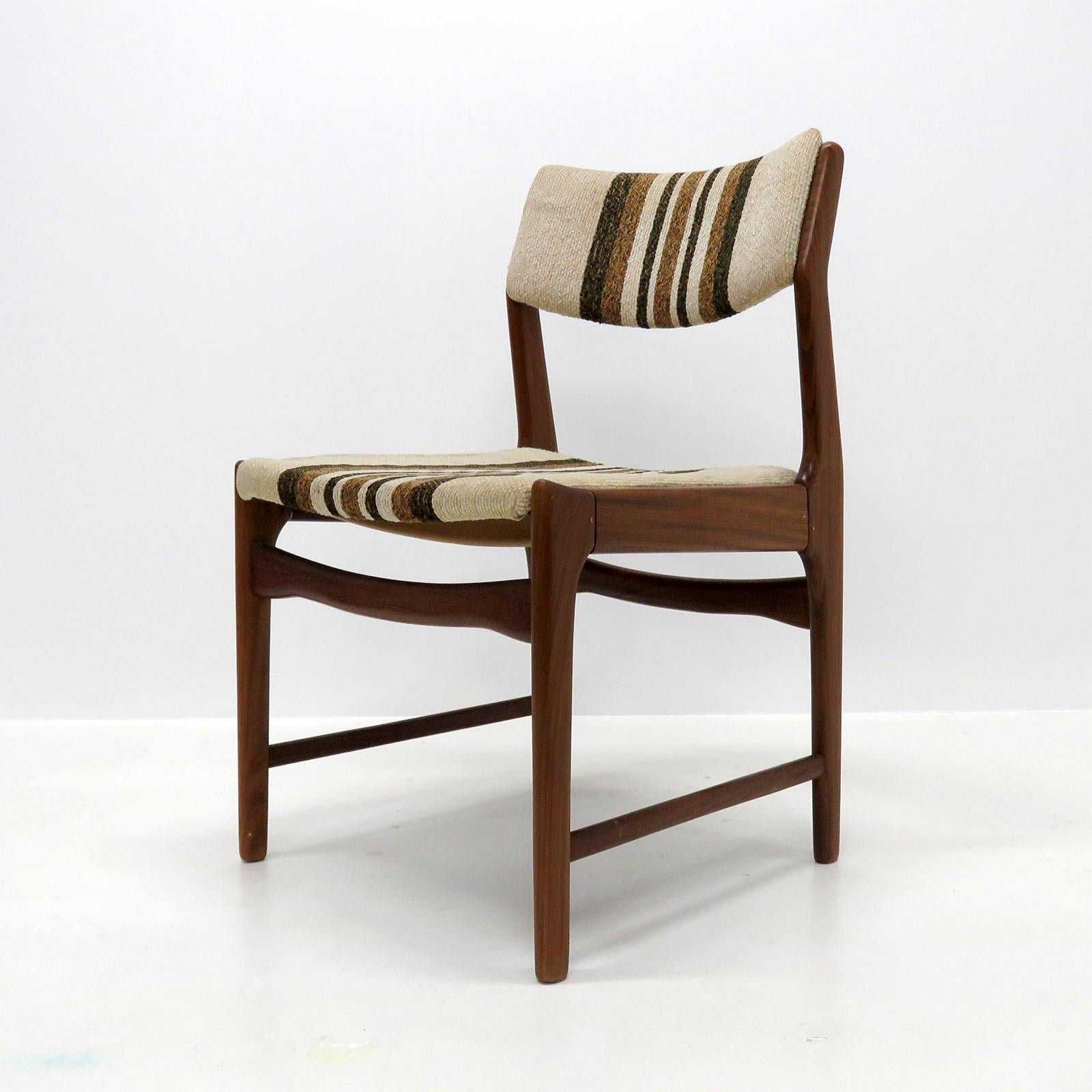 Scandinavian Modern Set of Six Danish Dining Chairs, 1970