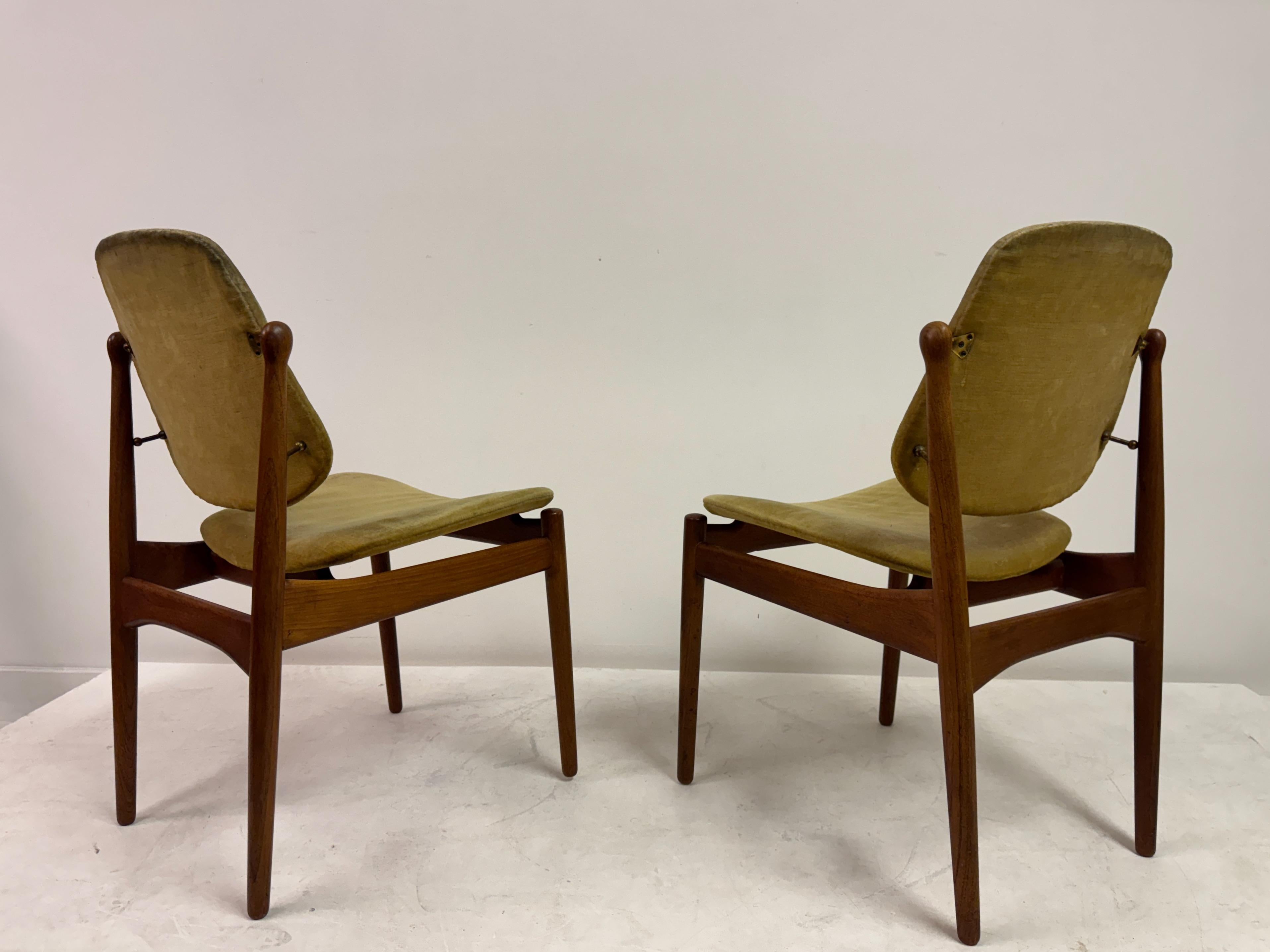 Set of Six Danish Dining Chairs by Arne Vodder for France and Daverkosen, 1960s im Angebot 7