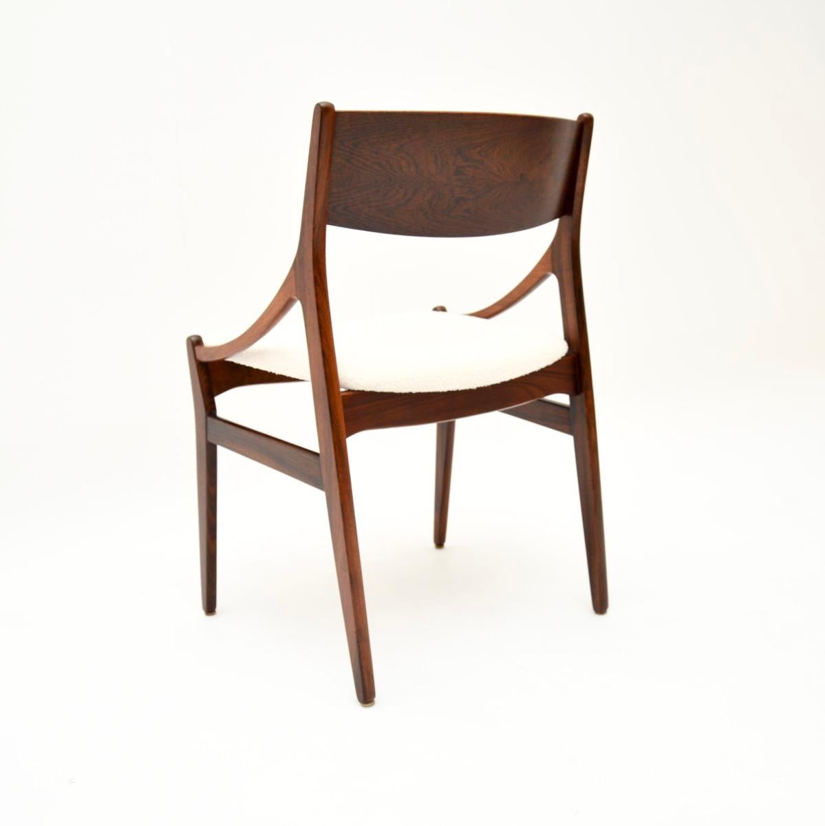 Ensemble de six chaises de salle à manger danoises par H. Vestervig Eriksen en vente 1