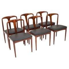 Retro Set of Six Danish Dining Chairs by Johannes Andersen