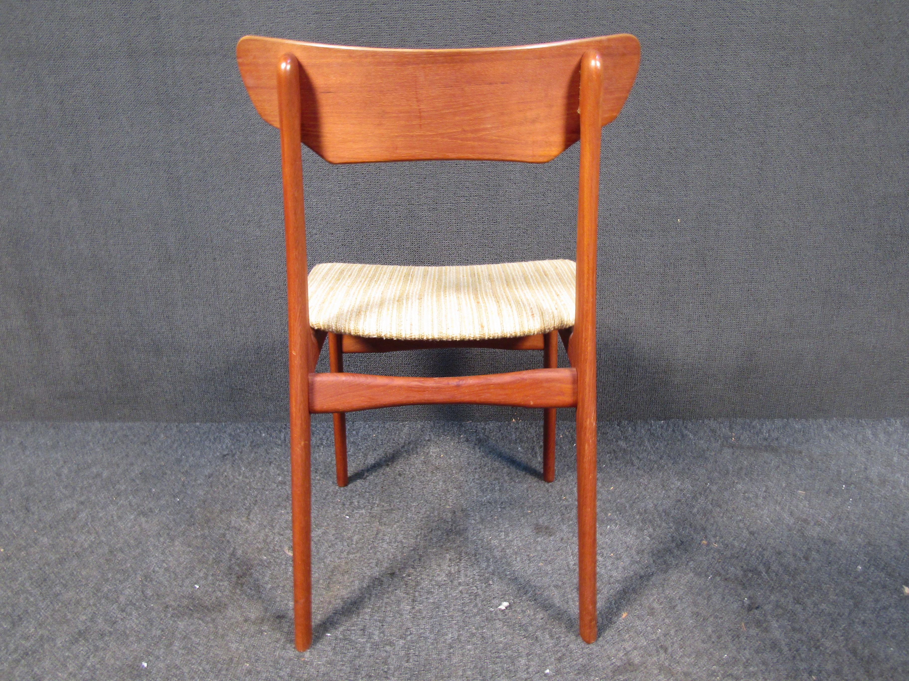 Set of Six Danish Dining Chairs For Sale 4