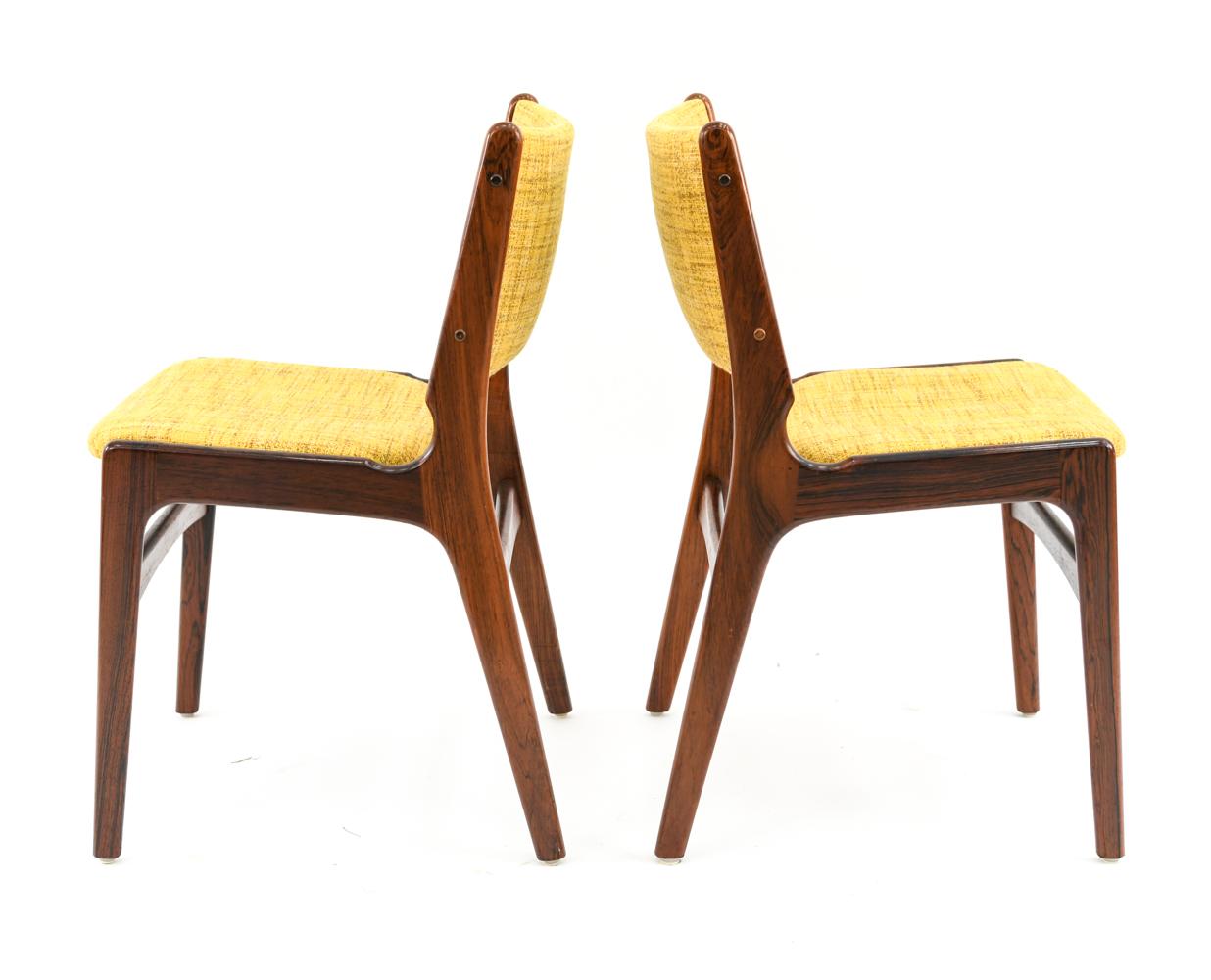 Set of Six Danish Midcentury Dining Chairs by Erik Buck for Odense 4
