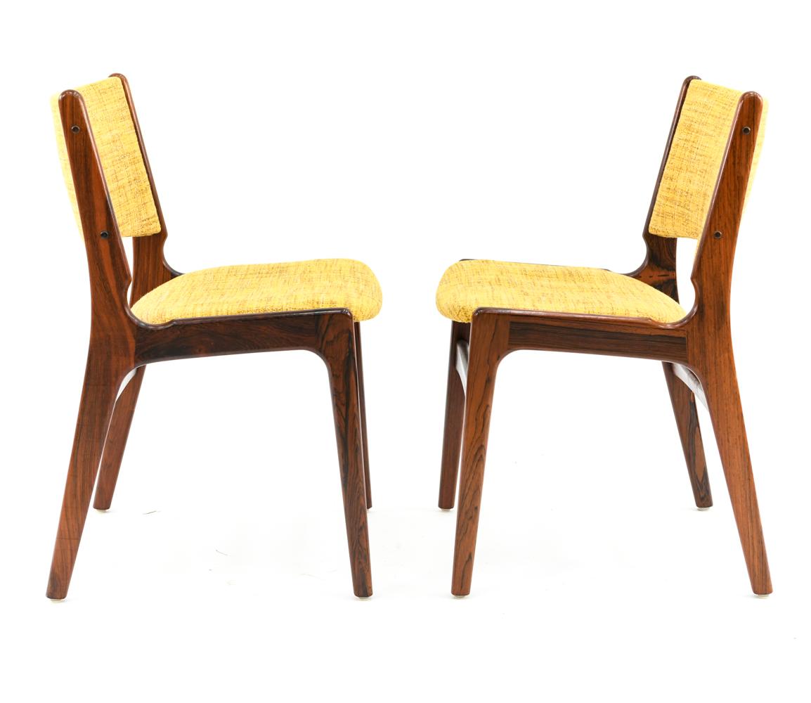 Set of Six Danish Midcentury Dining Chairs by Erik Buck for Odense 6