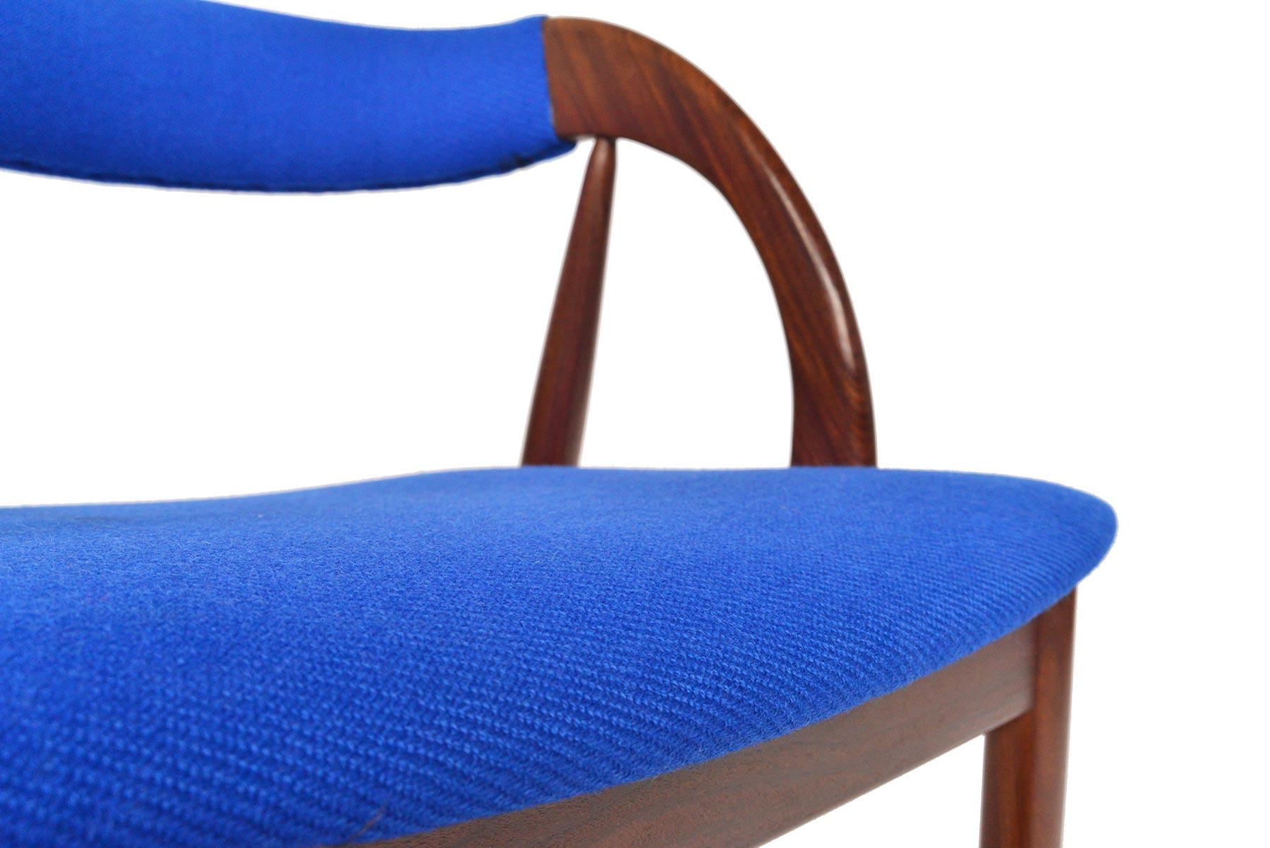 Set of Six Danish Mid-Century Modern Walnut Dining Chairs In Good Condition In Berkeley, CA