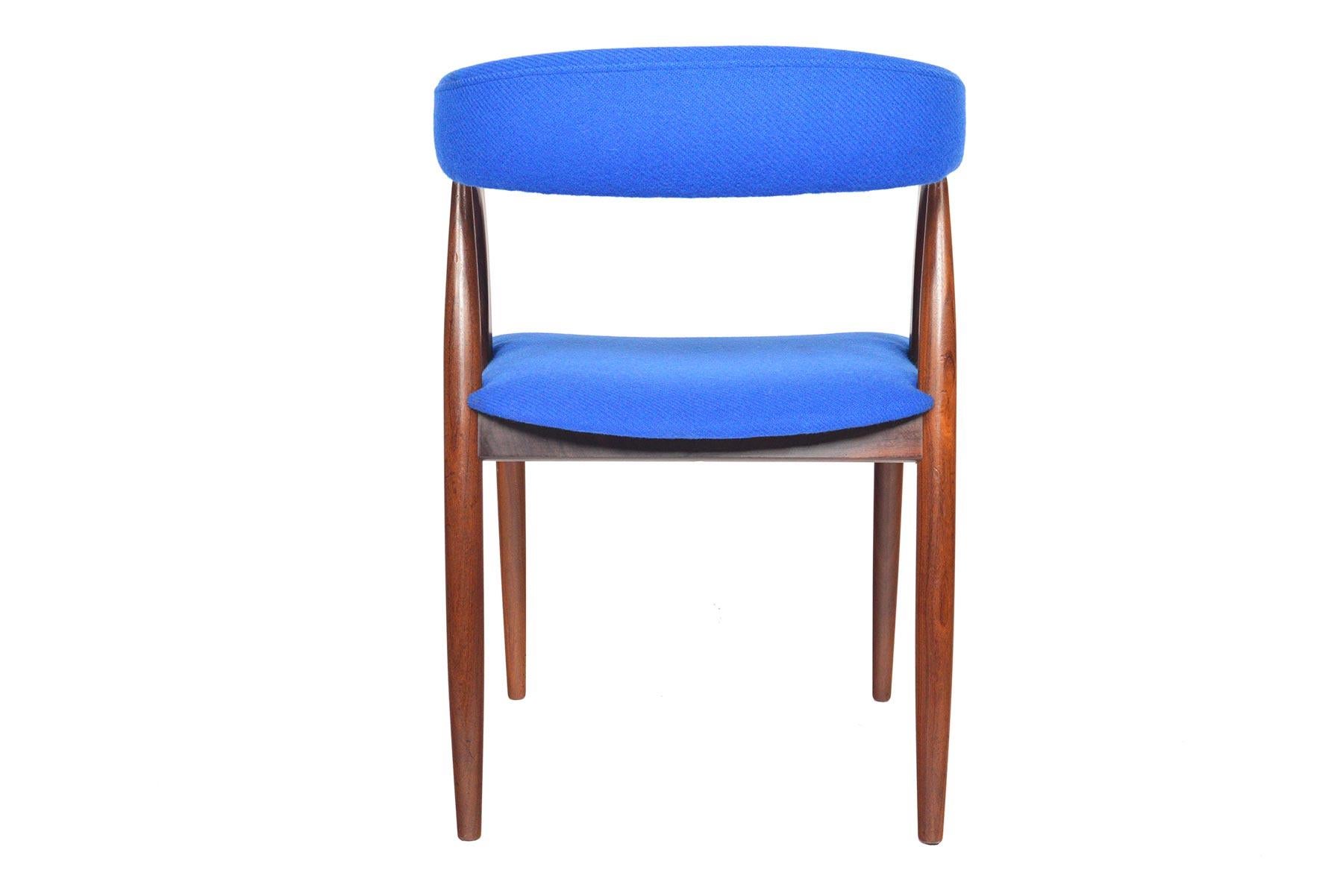 Set of Six Danish Mid-Century Modern Walnut Dining Chairs 2