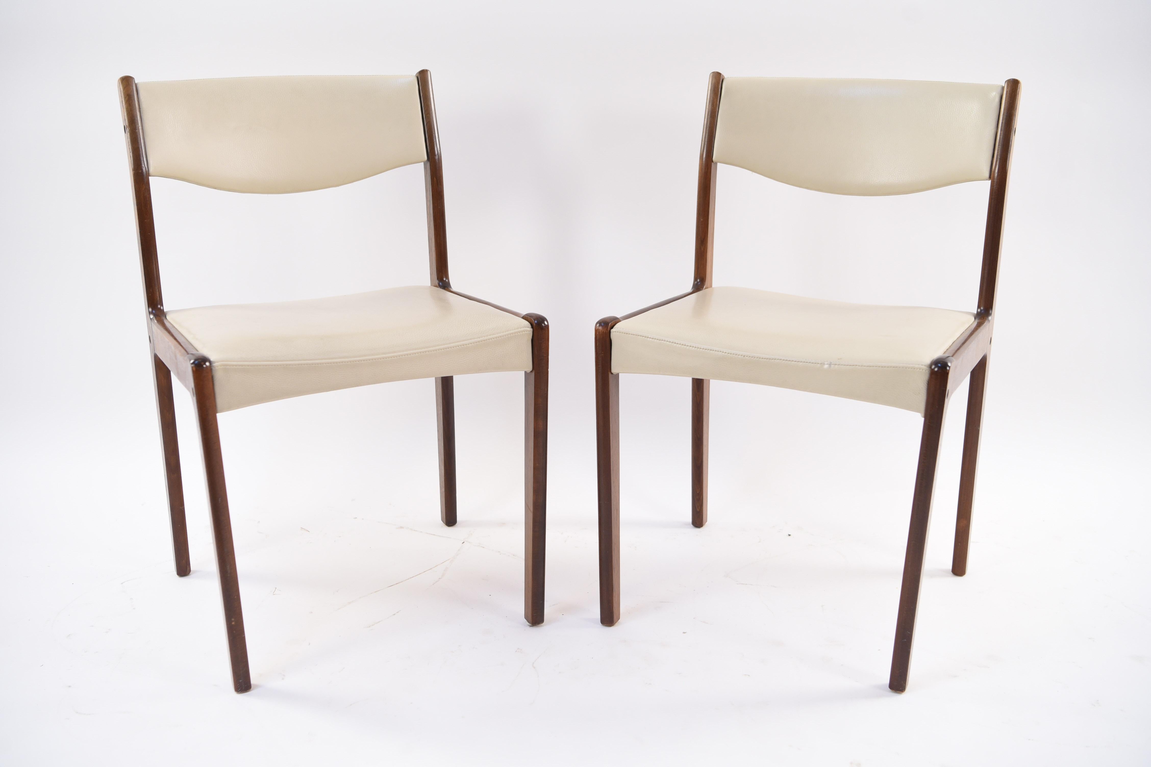 Set of Six Danish Midcentury Rosewood Dining Chairs by Sax 5