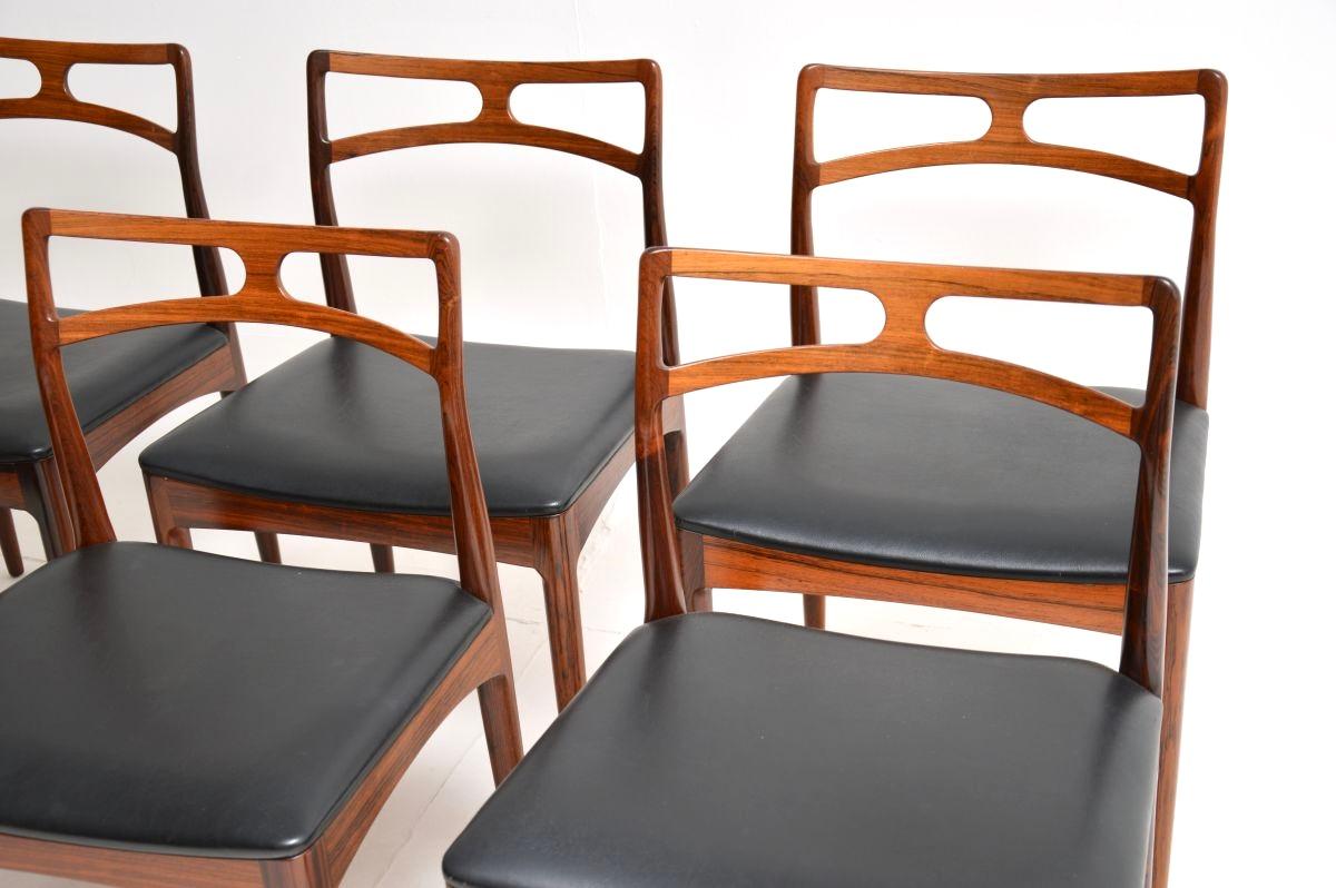 Danois Set of Six Danish Model 94 Dining Chairs by Johannes Andersen en vente