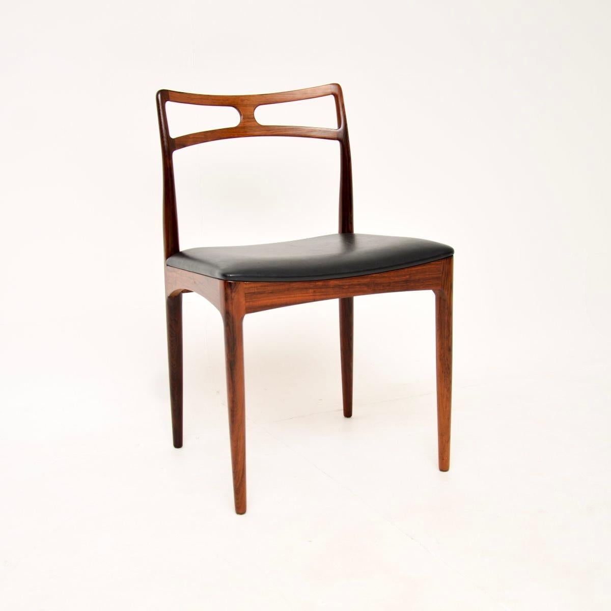 Set of Six Danish Model 94 Dining Chairs by Johannes Andersen Bon état - En vente à London, GB
