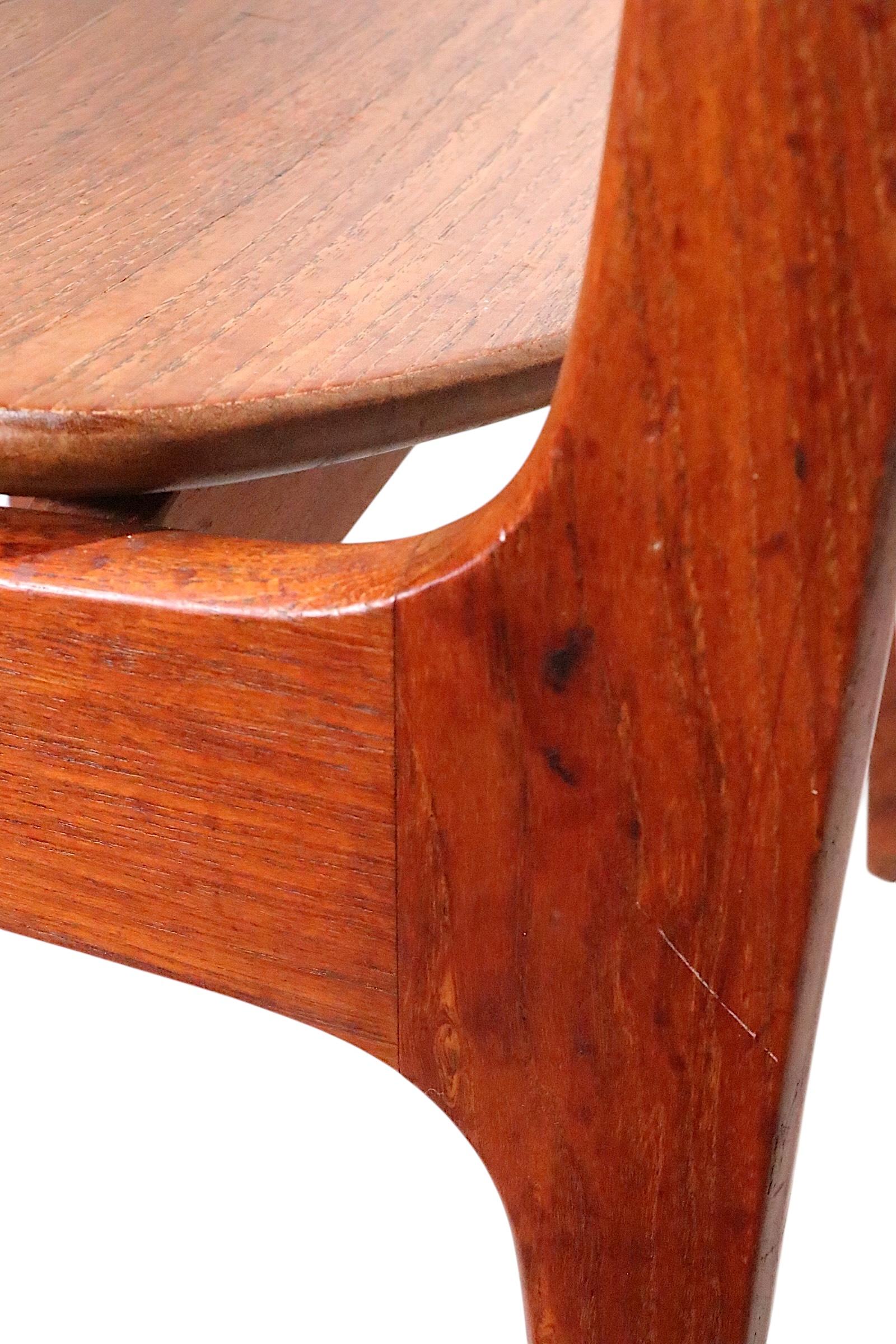 Set of Six Danish Modern Dining Chairs By Erik Buch for Funder Schmidt & Madsen in vendita 12