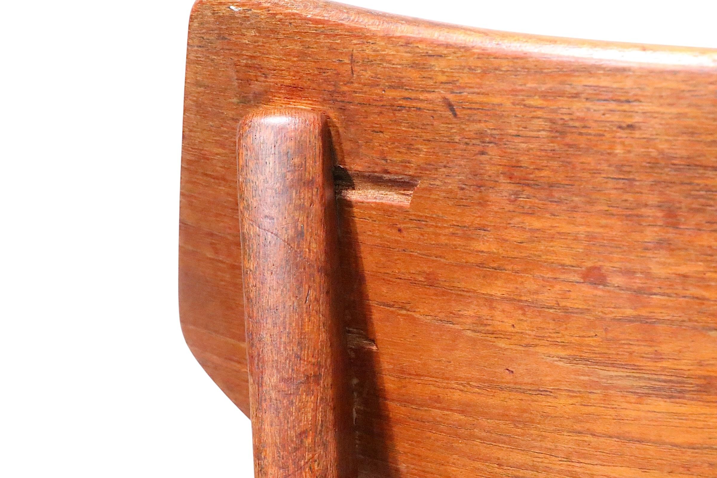 Set of Six Danish Modern Dining Chairs By Erik Buch for Funder Schmidt & Madsen in vendita 2