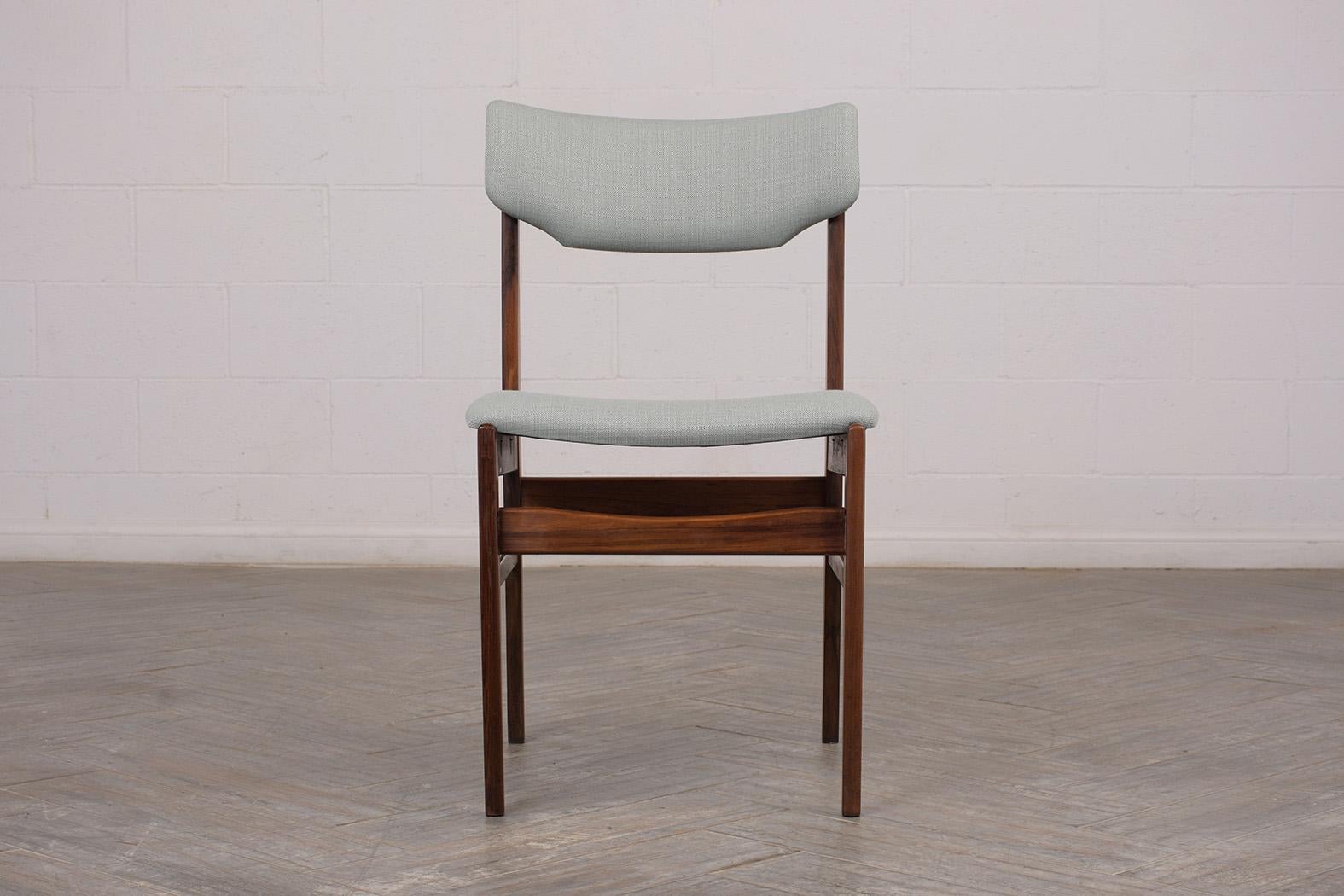 Mid-Century Modern Set of Six Danish Modern Rosewood Dining Chairs