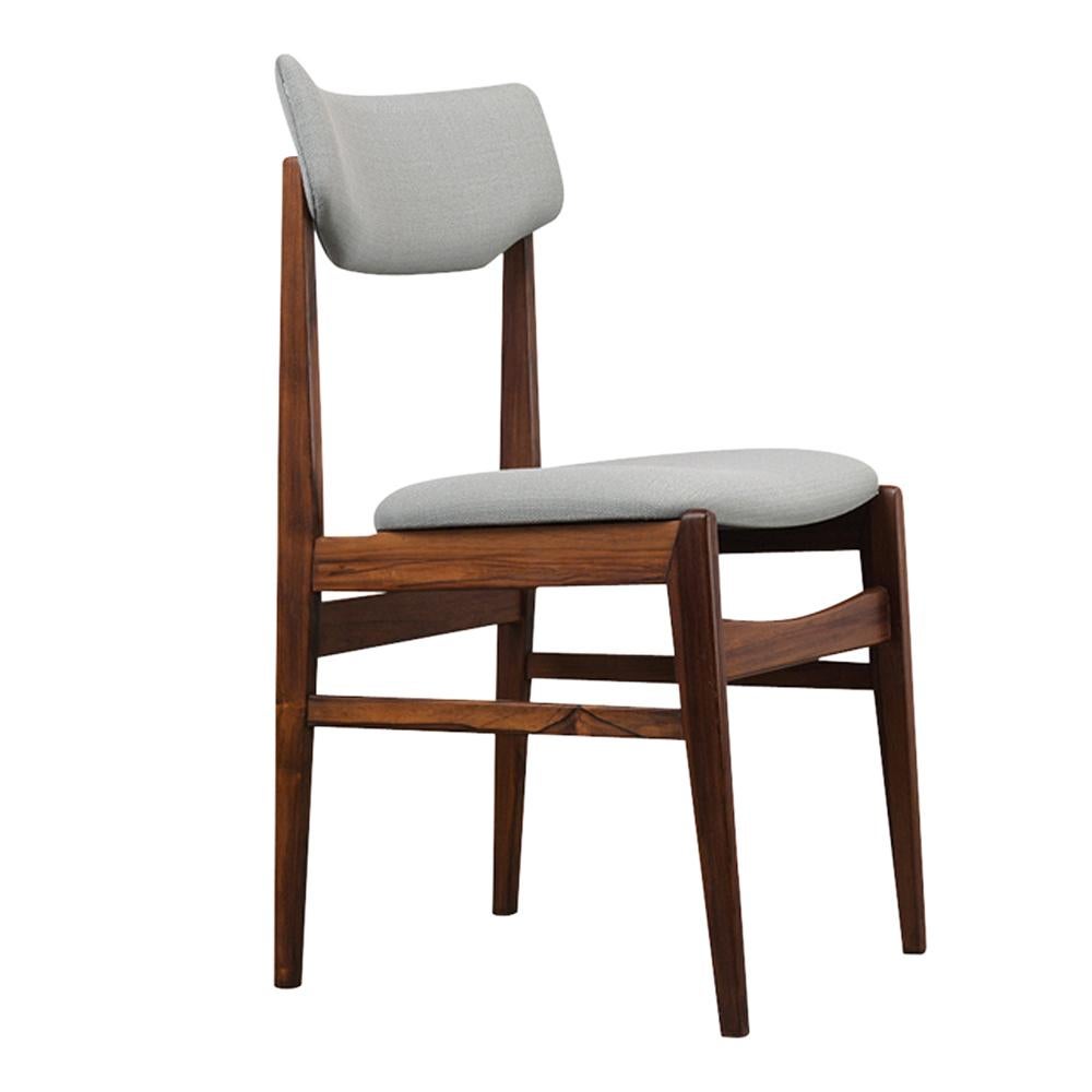 Set of Six Danish Modern Rosewood Dining Chairs In Good Condition In Los Angeles, CA