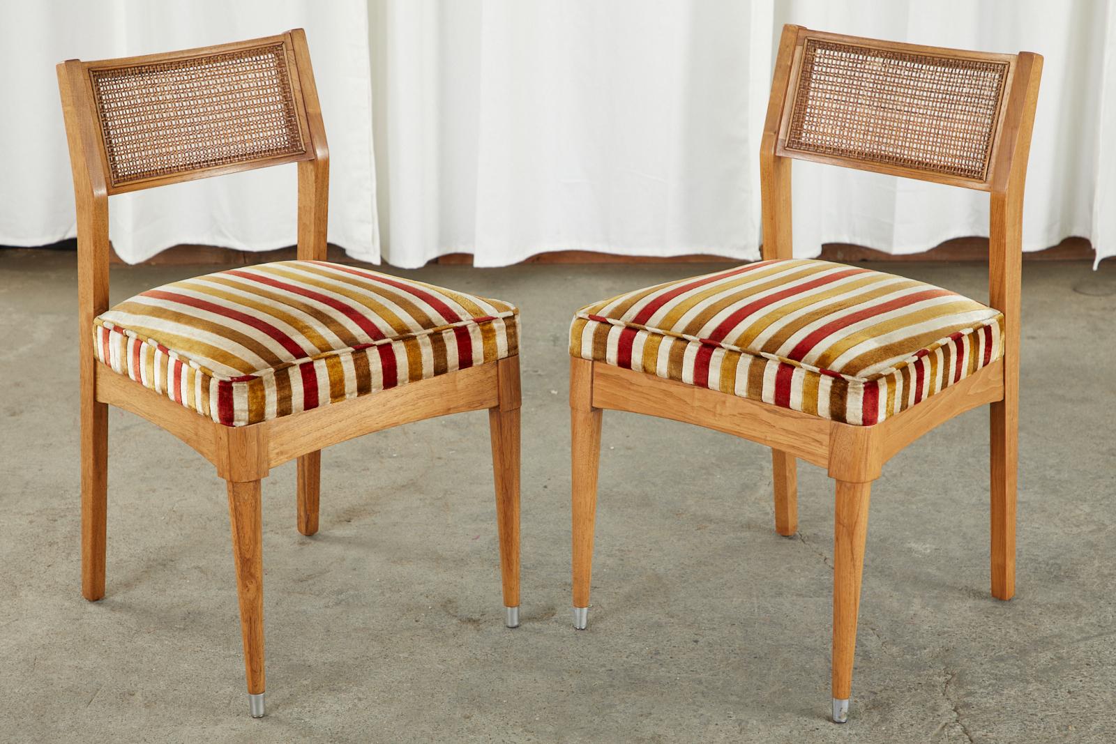 Set of Six Danish Modern Style Walnut Dining Chairs 4