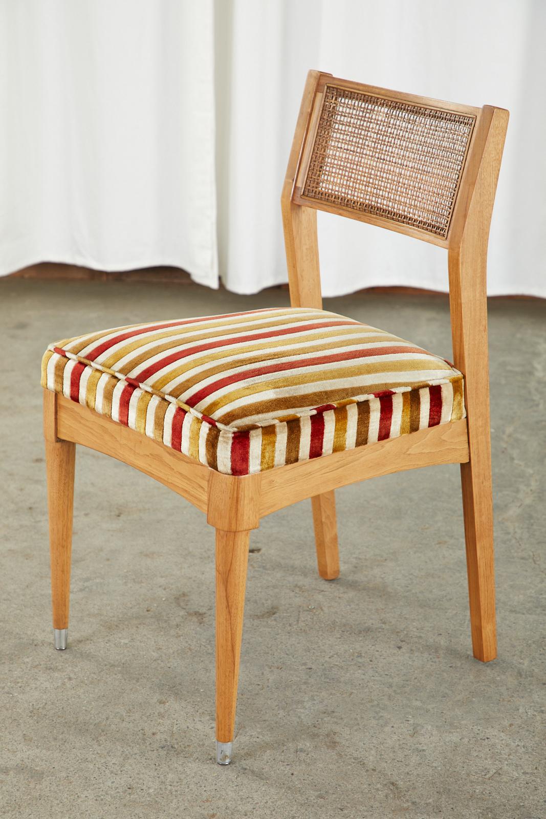 Set of Six Danish Modern Style Walnut Dining Chairs 7