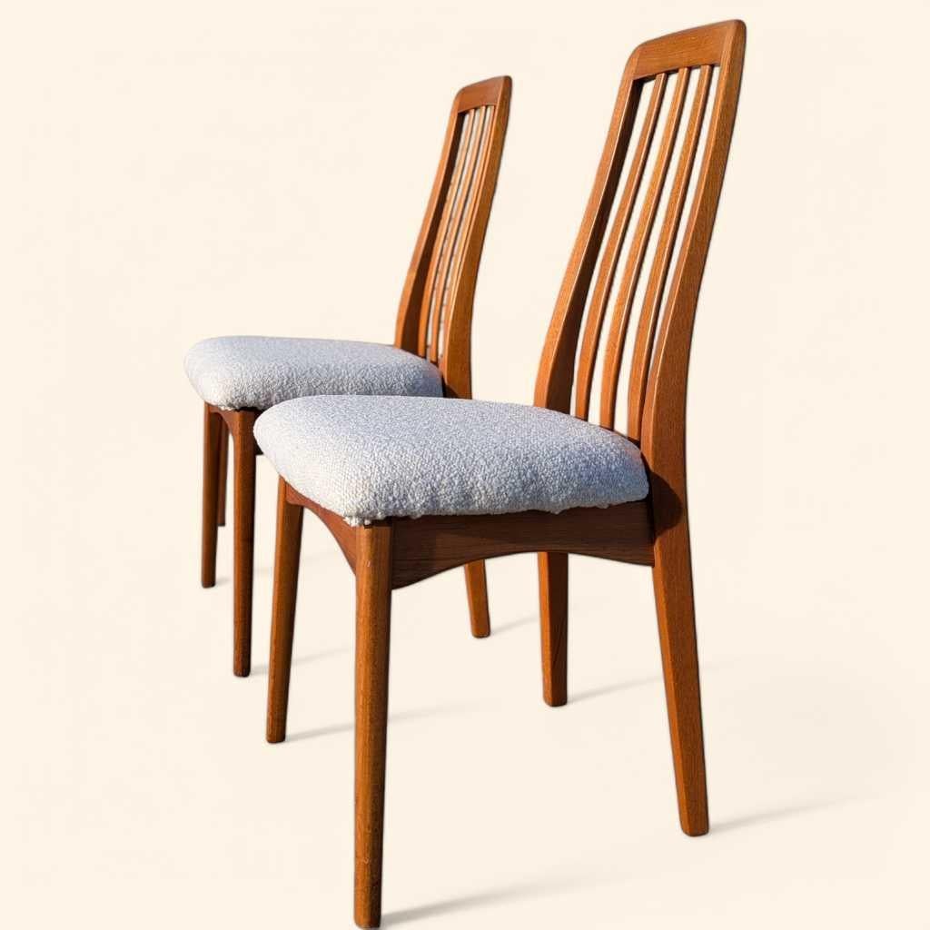 Set of Six Danish Modern Teak Dining Chairs, c. 1960s For Sale 7