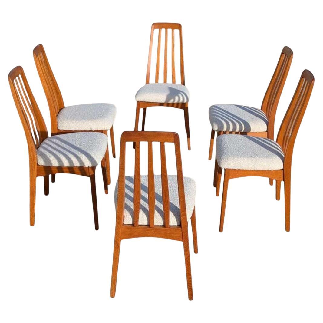 Set of Six Danish Modern Teak Dining Chairs, c. 1960s For Sale 8