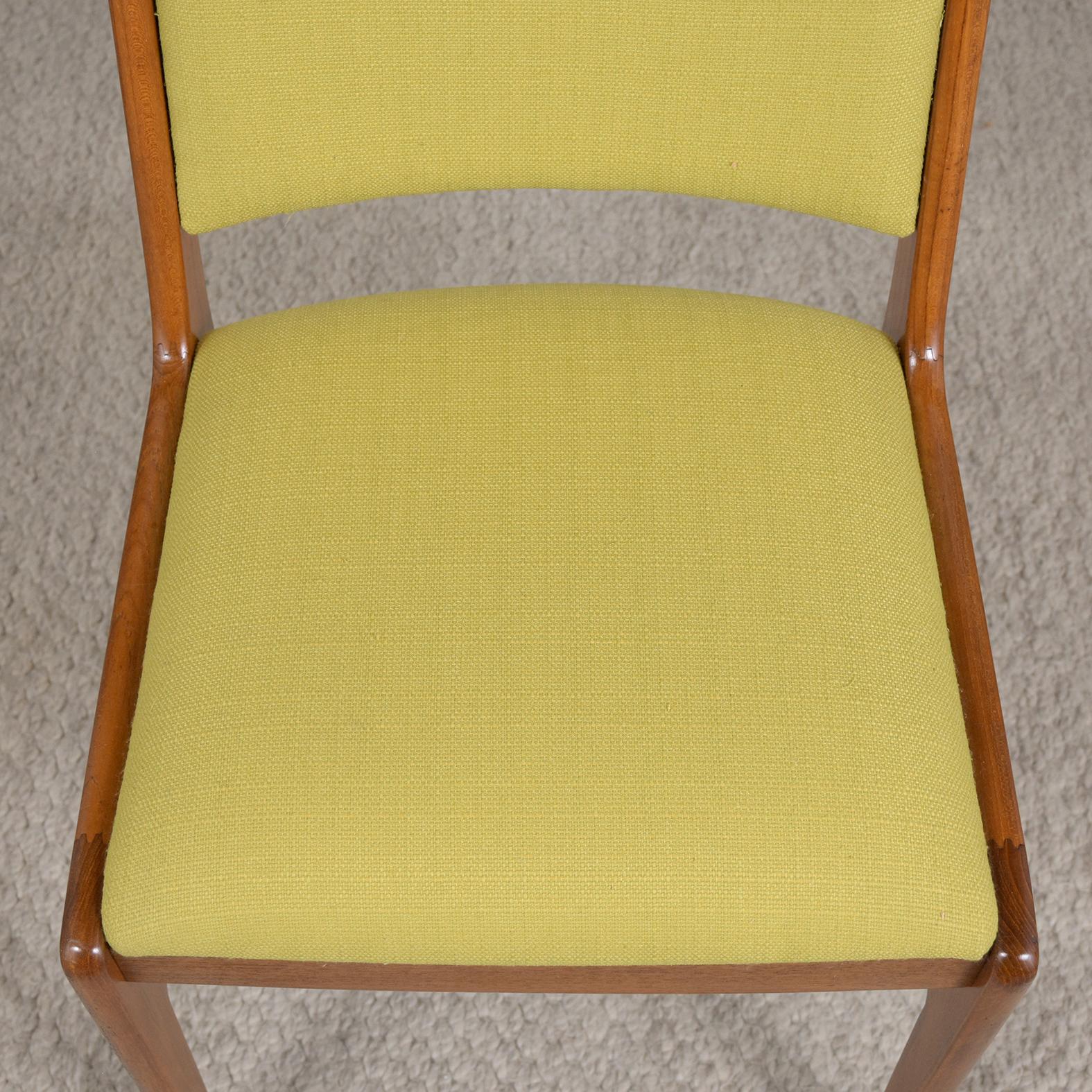 Mid-20th Century Set of Six Mid Century Danish Teak Dining Chairs