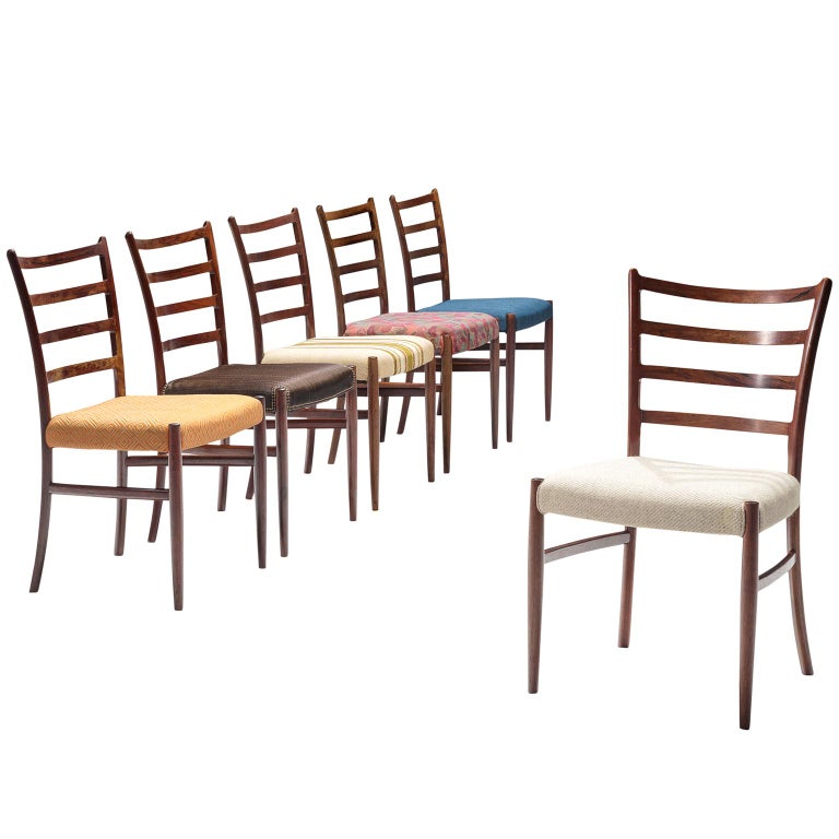 Set Of Six Danish Rosewood Dining Chairs Set Of Six Danish Rosewood Dining Chairs