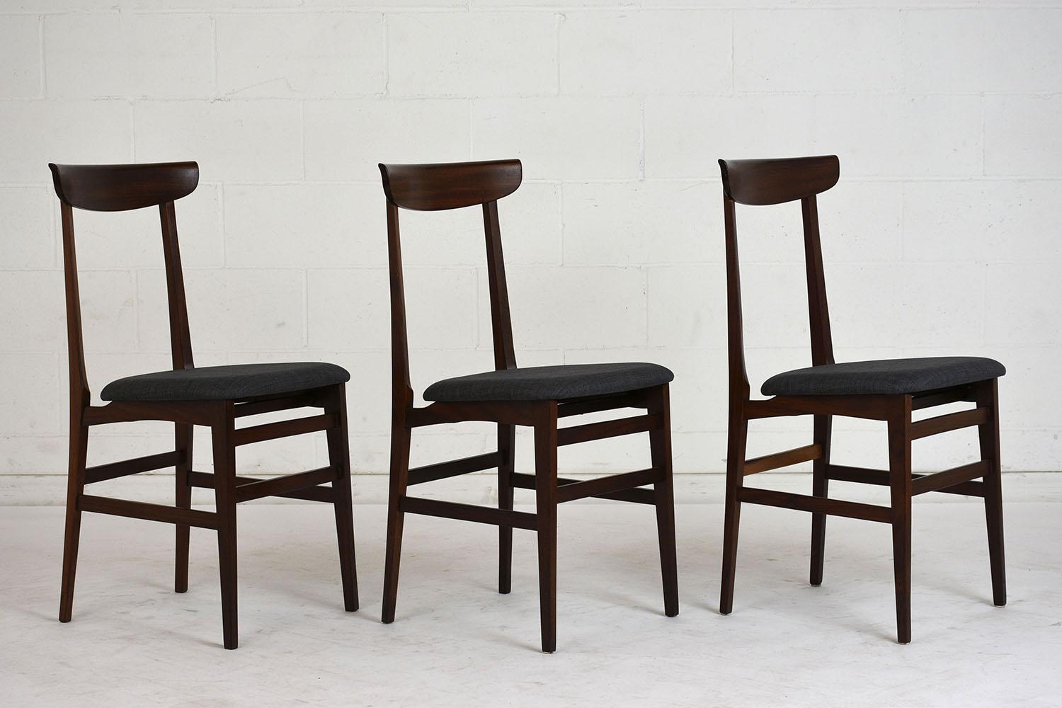 Set of Six Danish Rosewood Dining Room Chairs 1