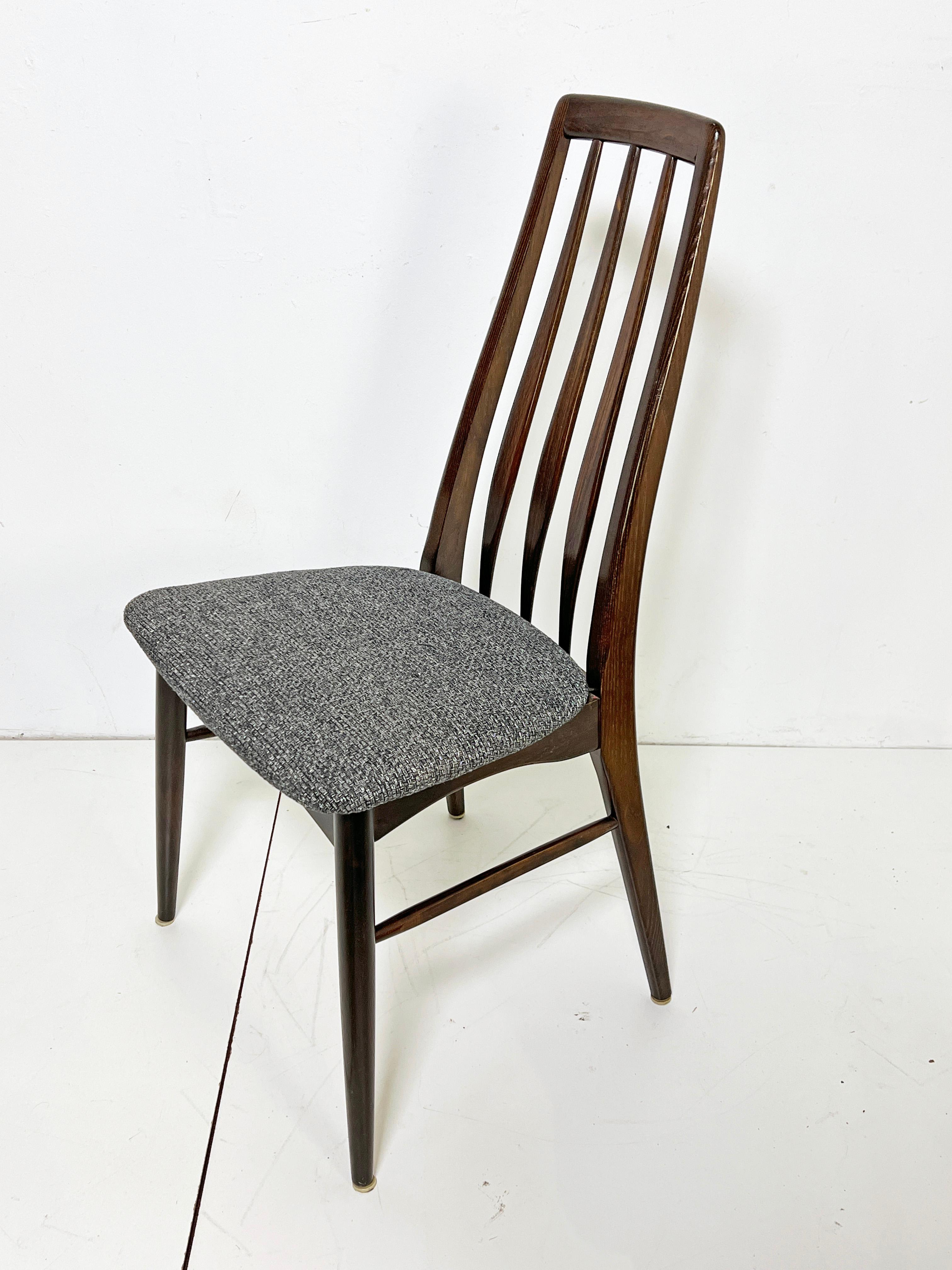 Danois Ensemble de six chaises de salle à manger danoises en bois de rose 