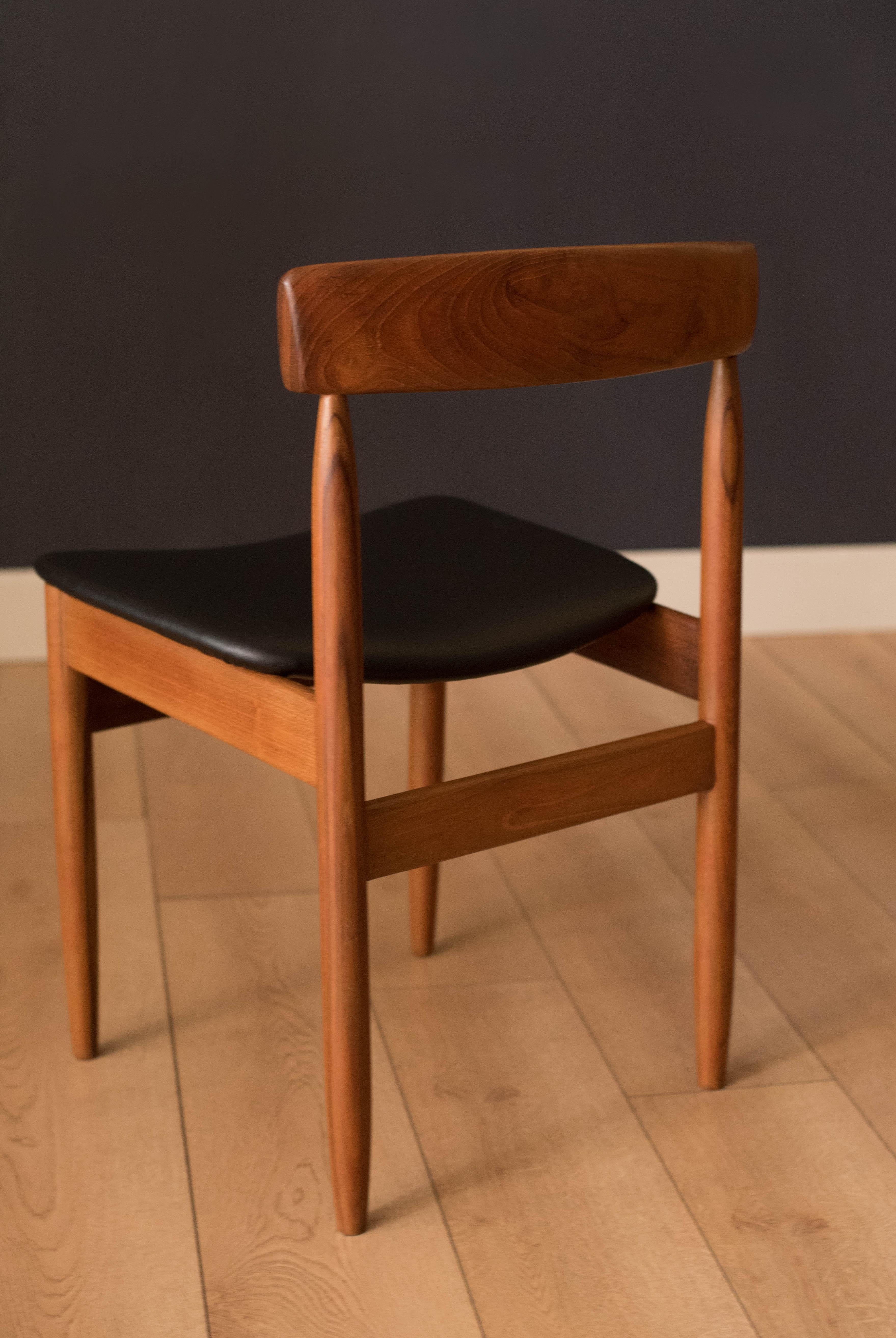 Set of Six Danish Teak Dining Chairs by Arne Hovmand-Olsen for Mogens Kold 9