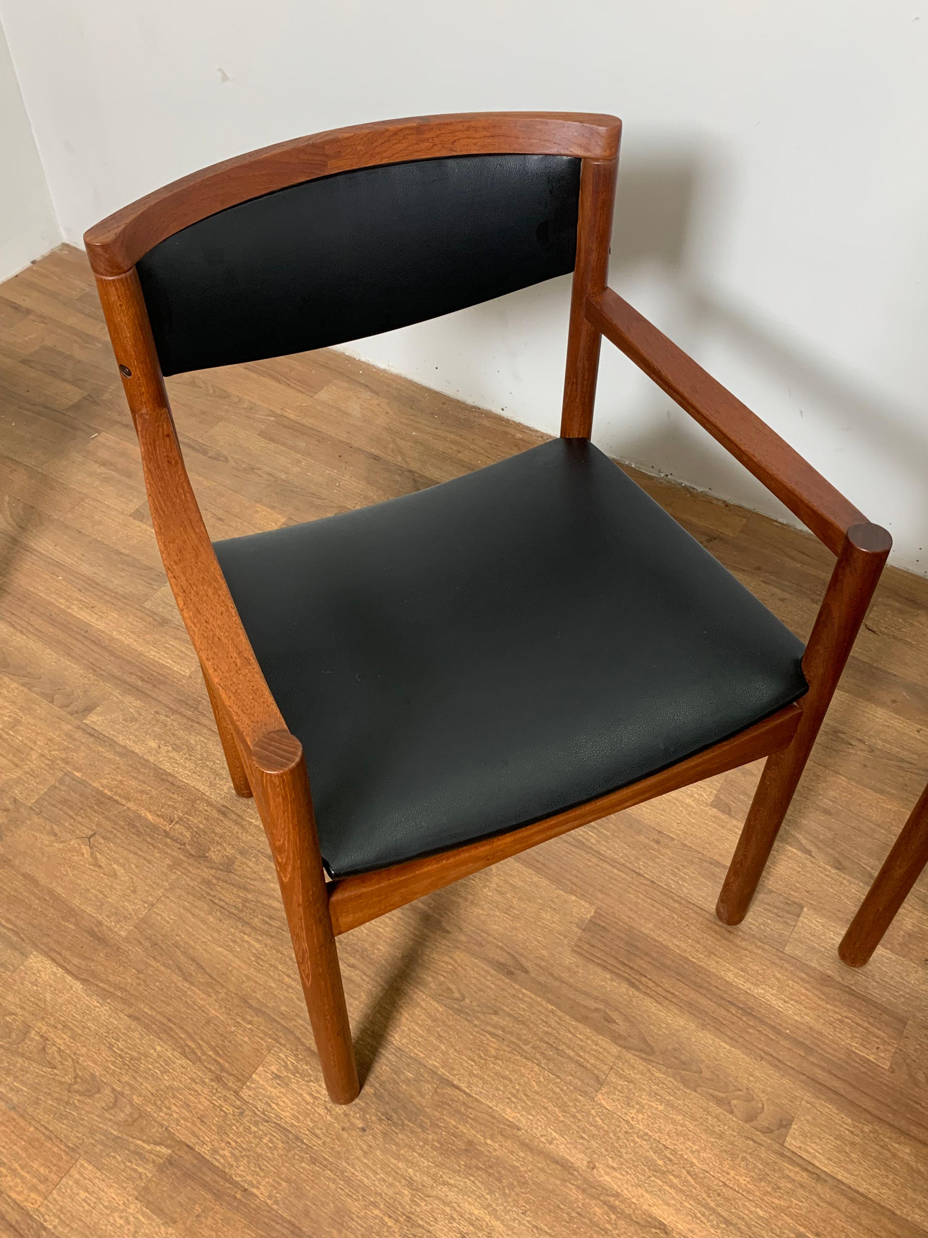 Set of Six Danish Teak Dining Chairs by SAX, Circa 1960s For Sale 5