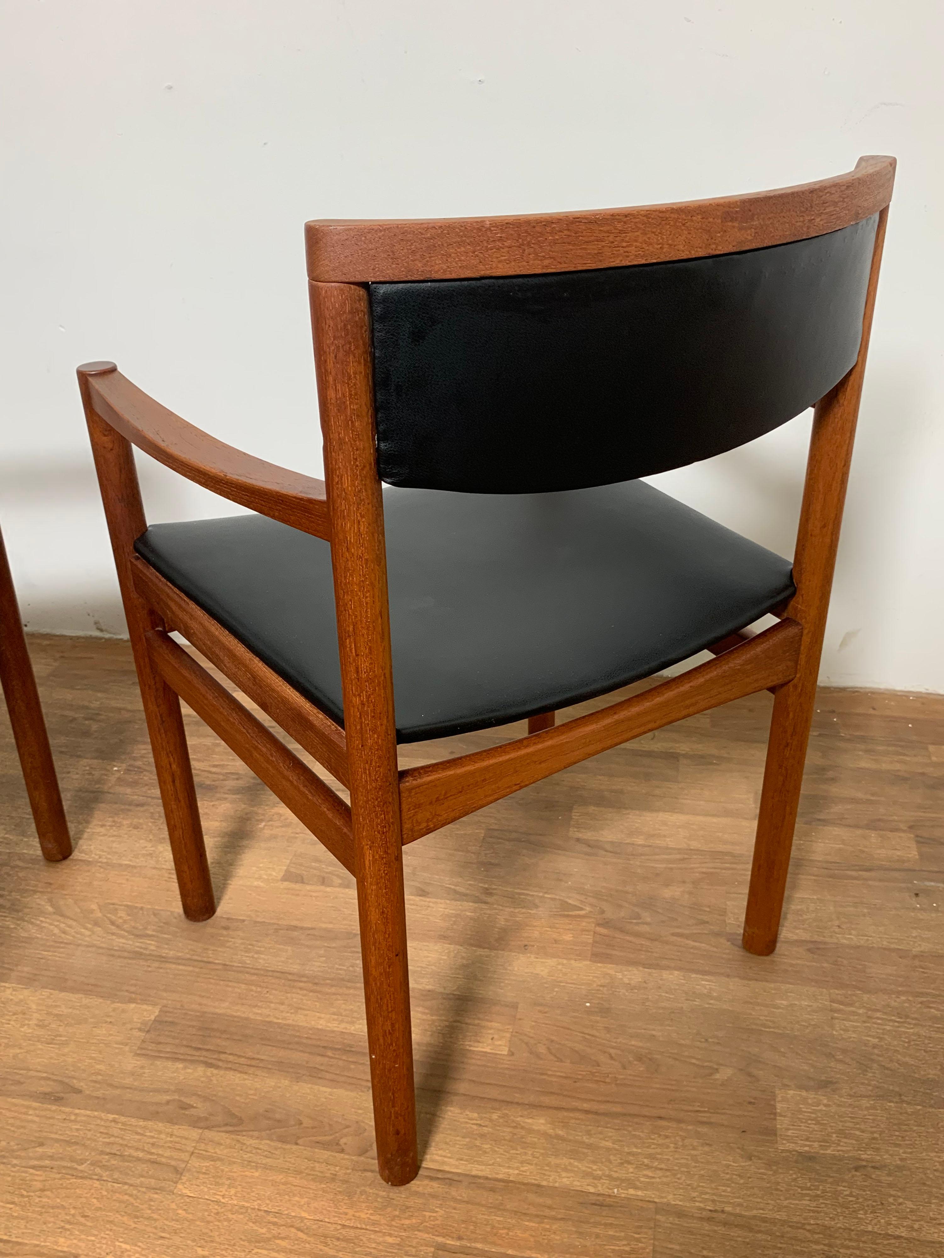 Set of Six Danish Teak Dining Chairs by SAX, Circa 1960s For Sale 8