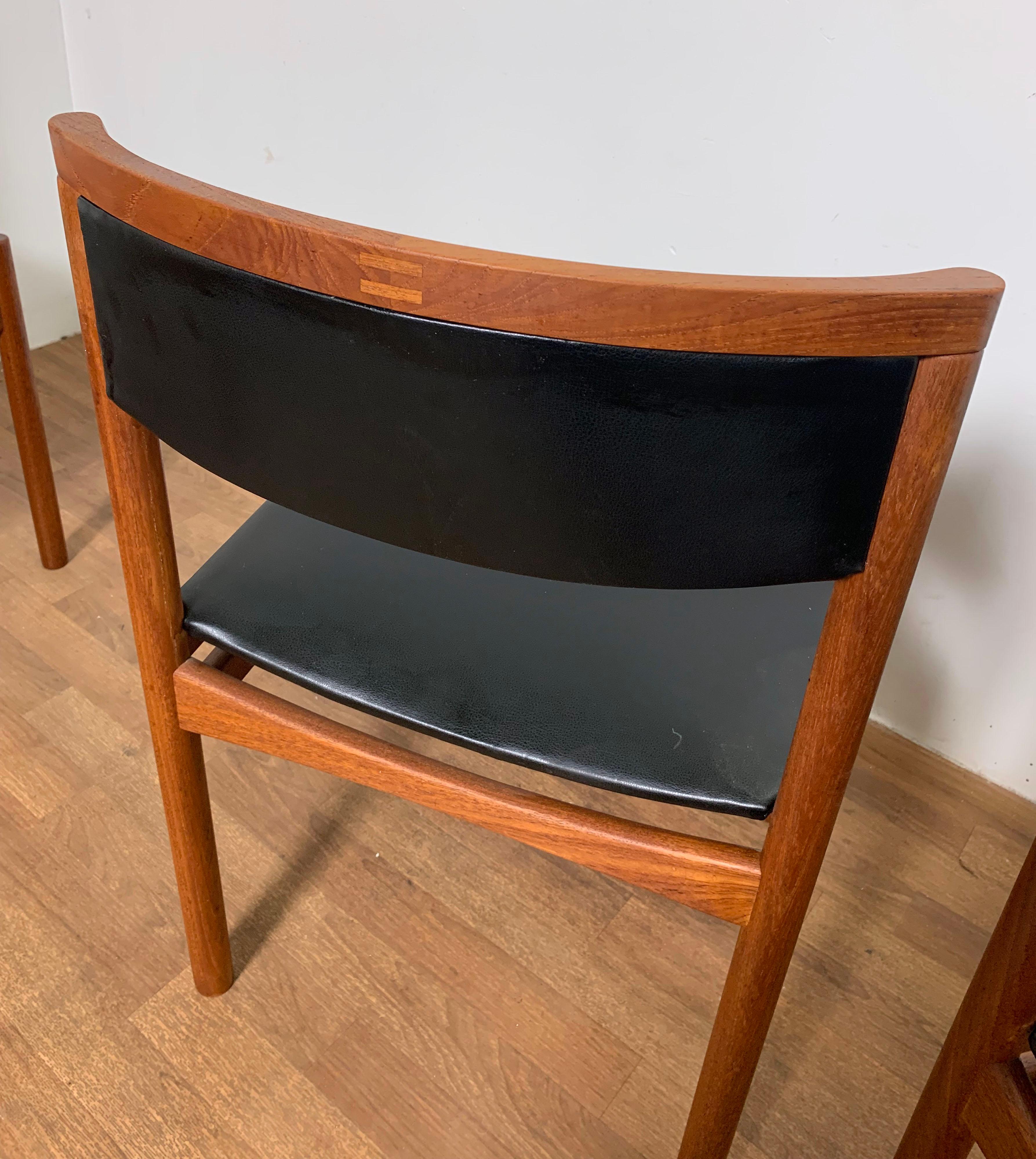 Set of Six Danish Teak Dining Chairs by SAX, Circa 1960s For Sale 2