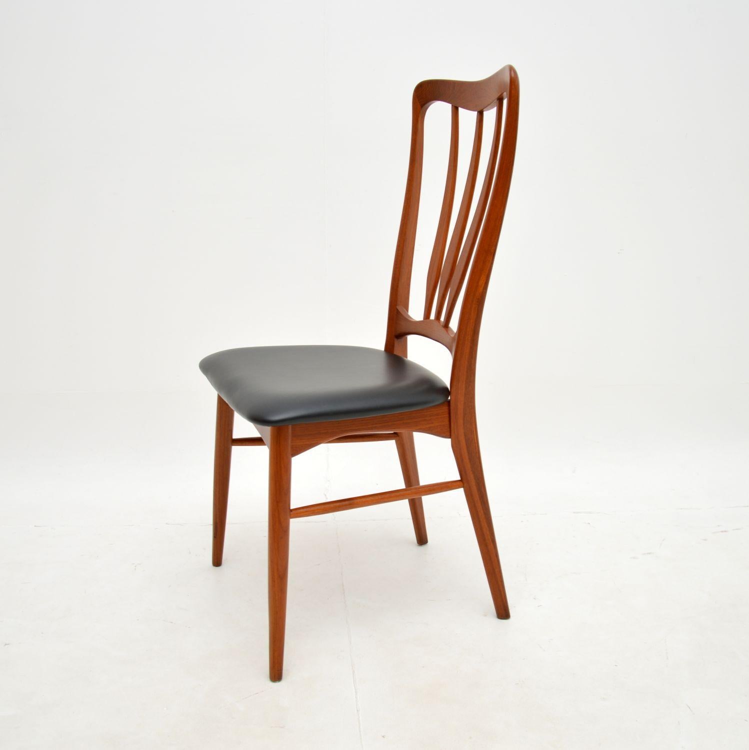 Mid-20th Century Set of Six Danish Teak ‘Ingrid’ Dining Chairs by Niels Koefoed For Sale
