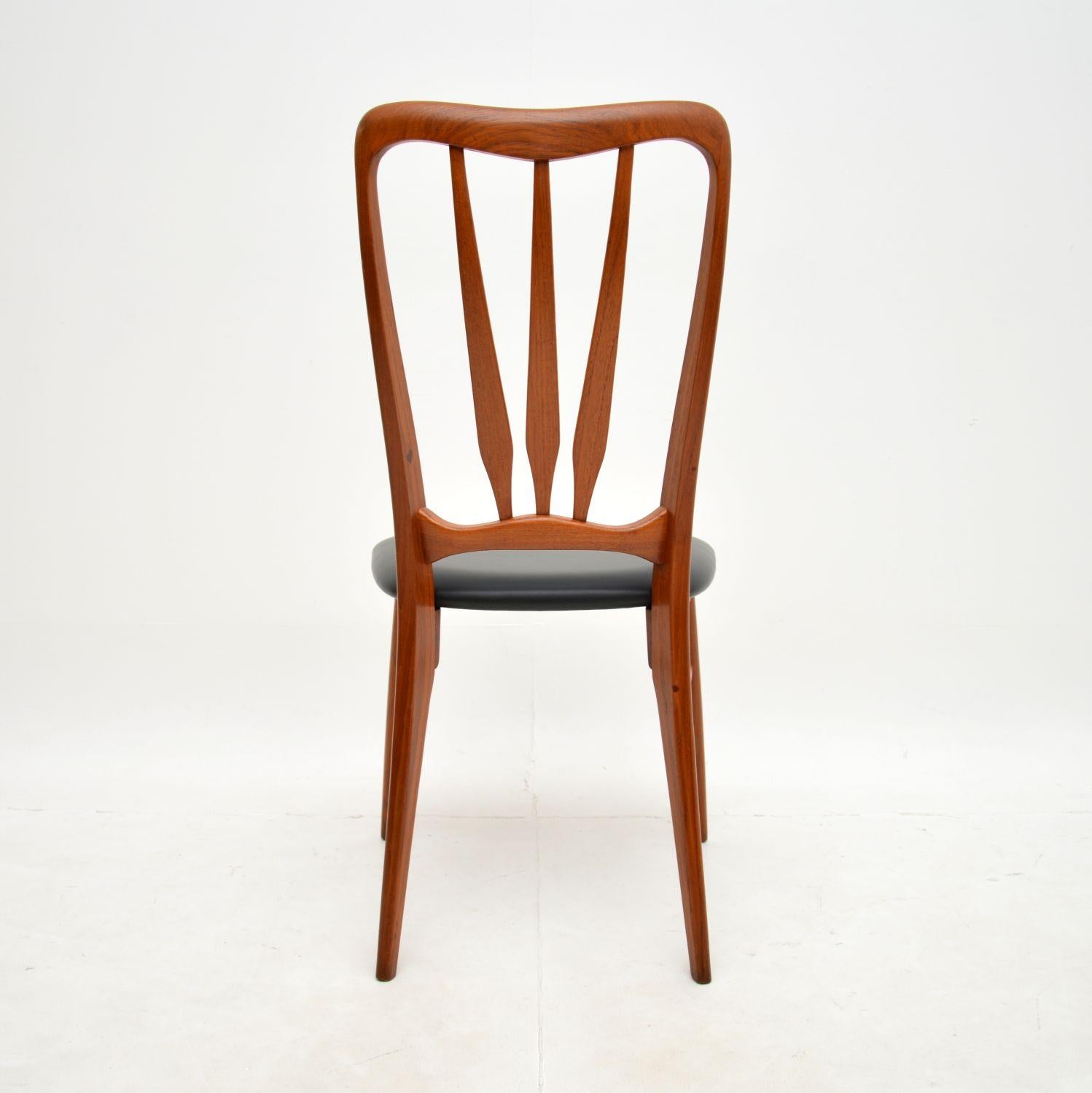 Set of Six Danish Teak ‘Ingrid’ Dining Chairs by Niels Koefoed For Sale 2