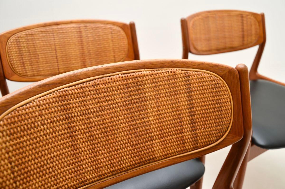 Set of Six Danish Teak Vintage Dining Chairs by Ib Kofod Larsen In Good Condition In London, GB