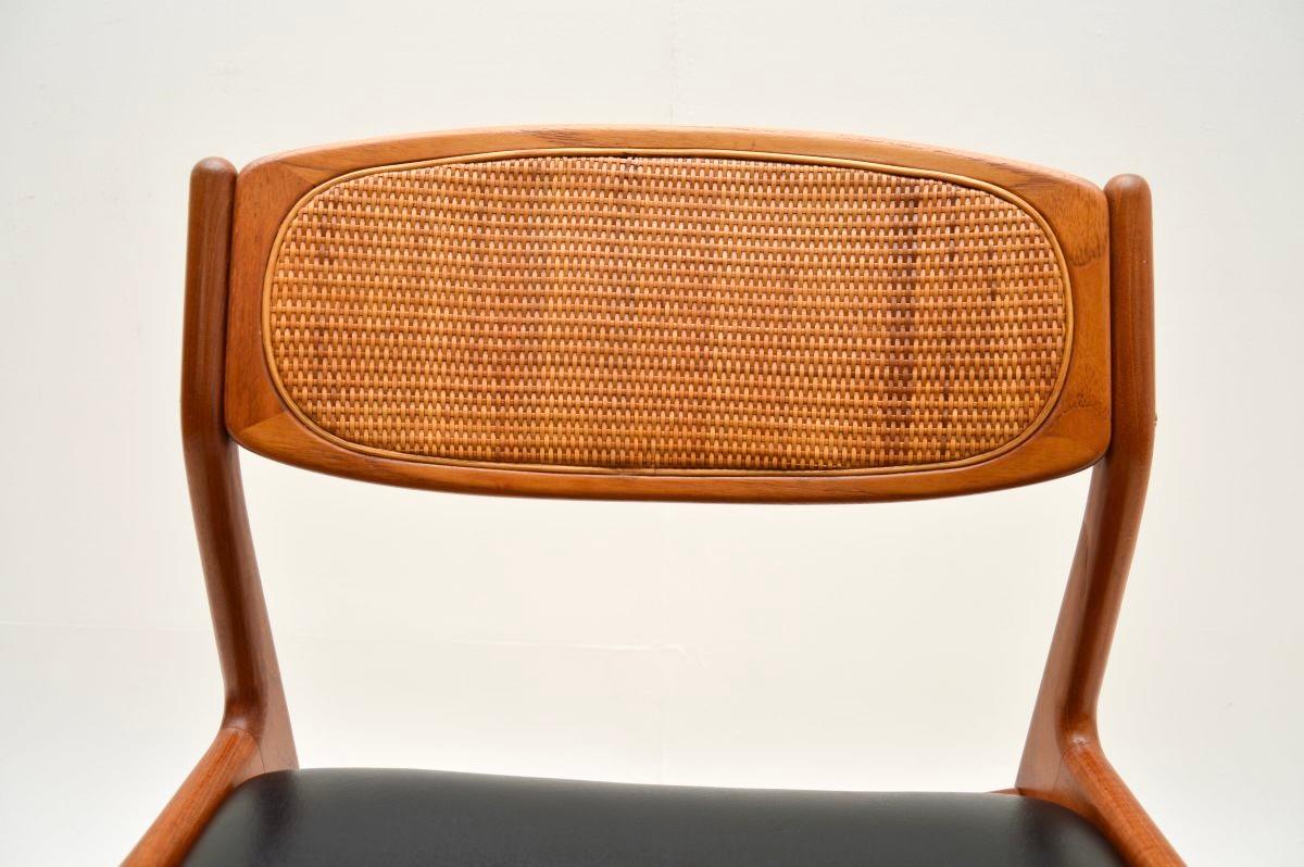 Set of Six Danish Teak Vintage Dining Chairs by Ib Kofod Larsen 2