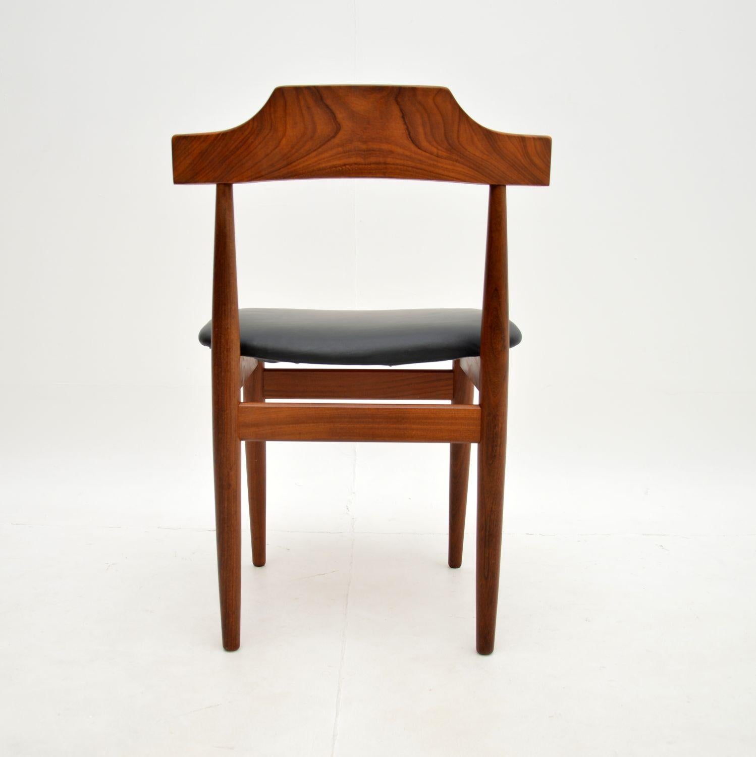 Set of Six Danish Vintage Dining Chairs by Hans Olsen For Sale 2