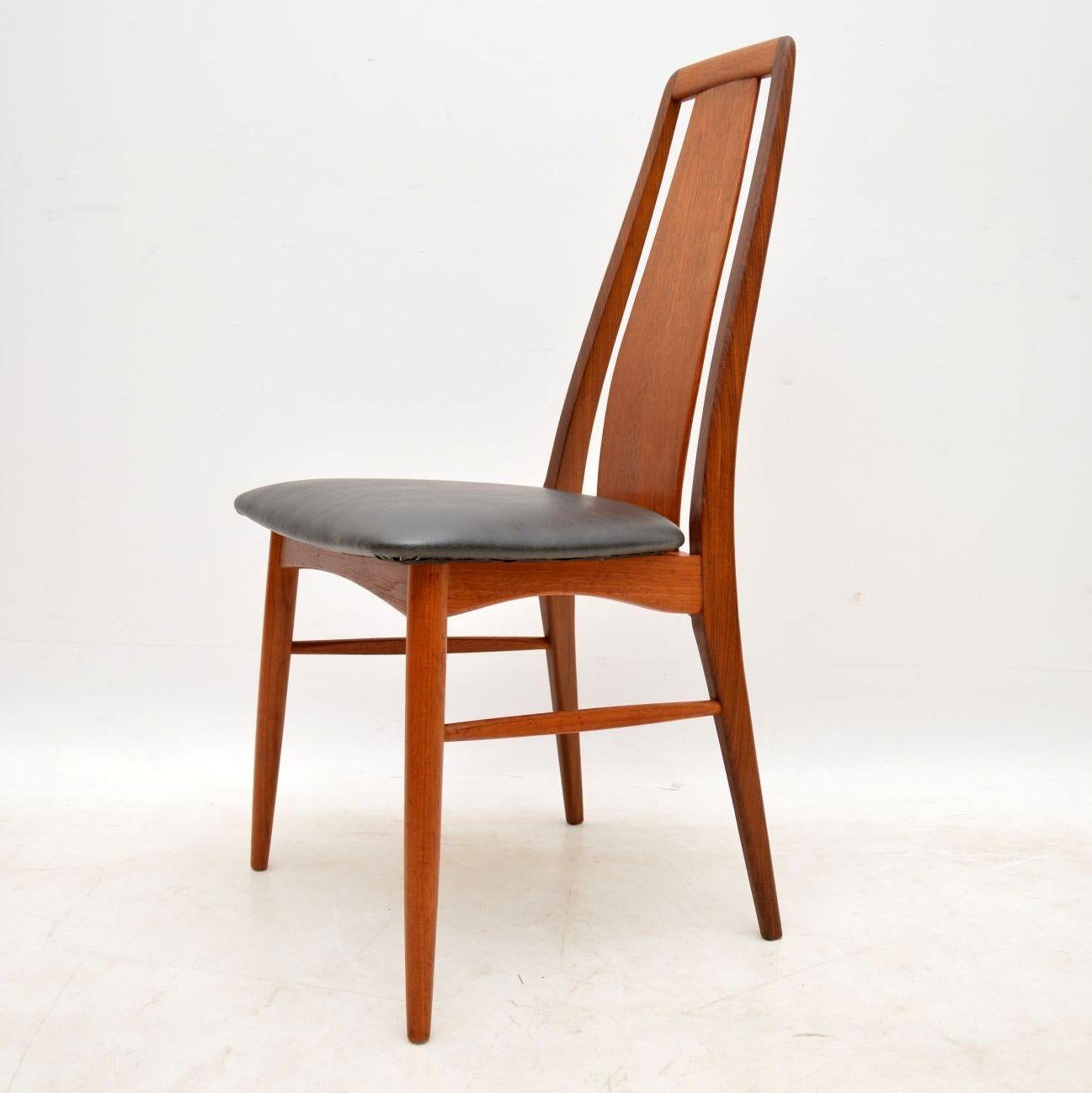 Wood Set of Six Danish Vintage Dining Chairs by Niels Koefoed