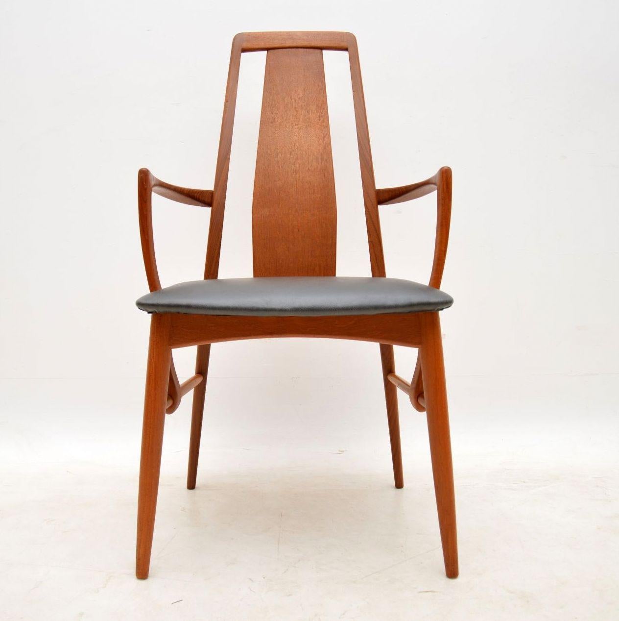 Set of Six Danish Vintage Dining Chairs by Niels Koefoed 2
