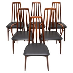 Set of Six Danish Vintage Dining Chairs by Niels Koefoed
