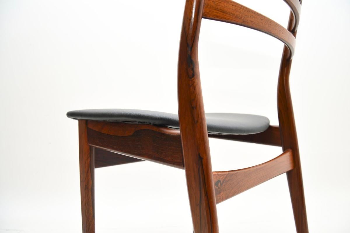 Set of Six Danish Vintage Dining Chairs For Sale 5