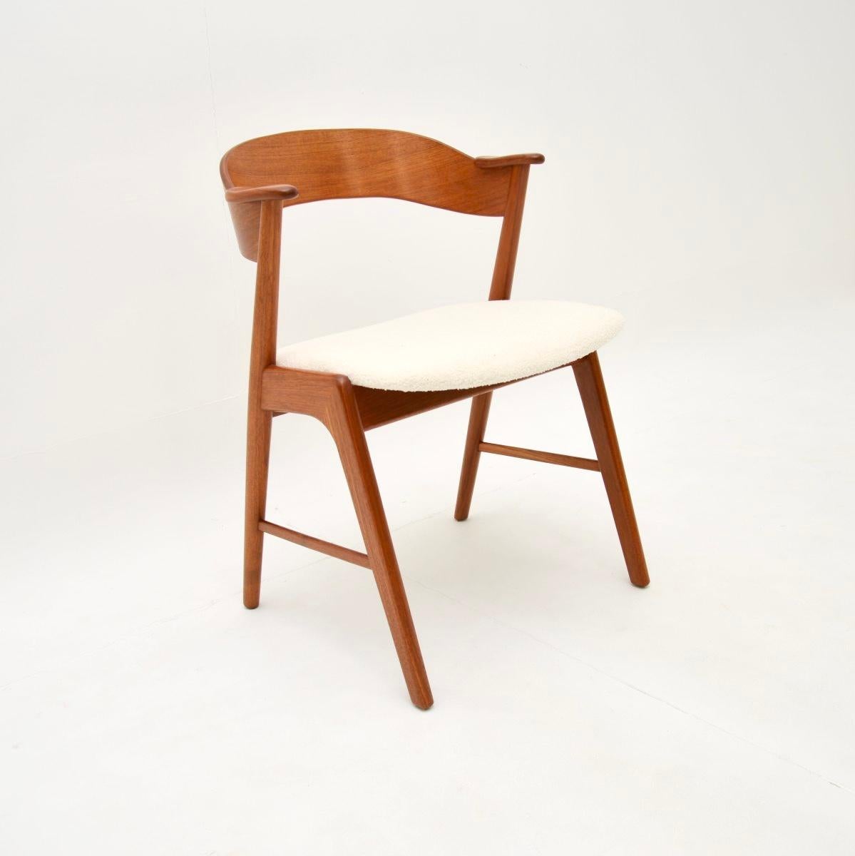 Danese Set di sei sedie da pranzo in teak danese vintage di Korup Stolefabrik in vendita