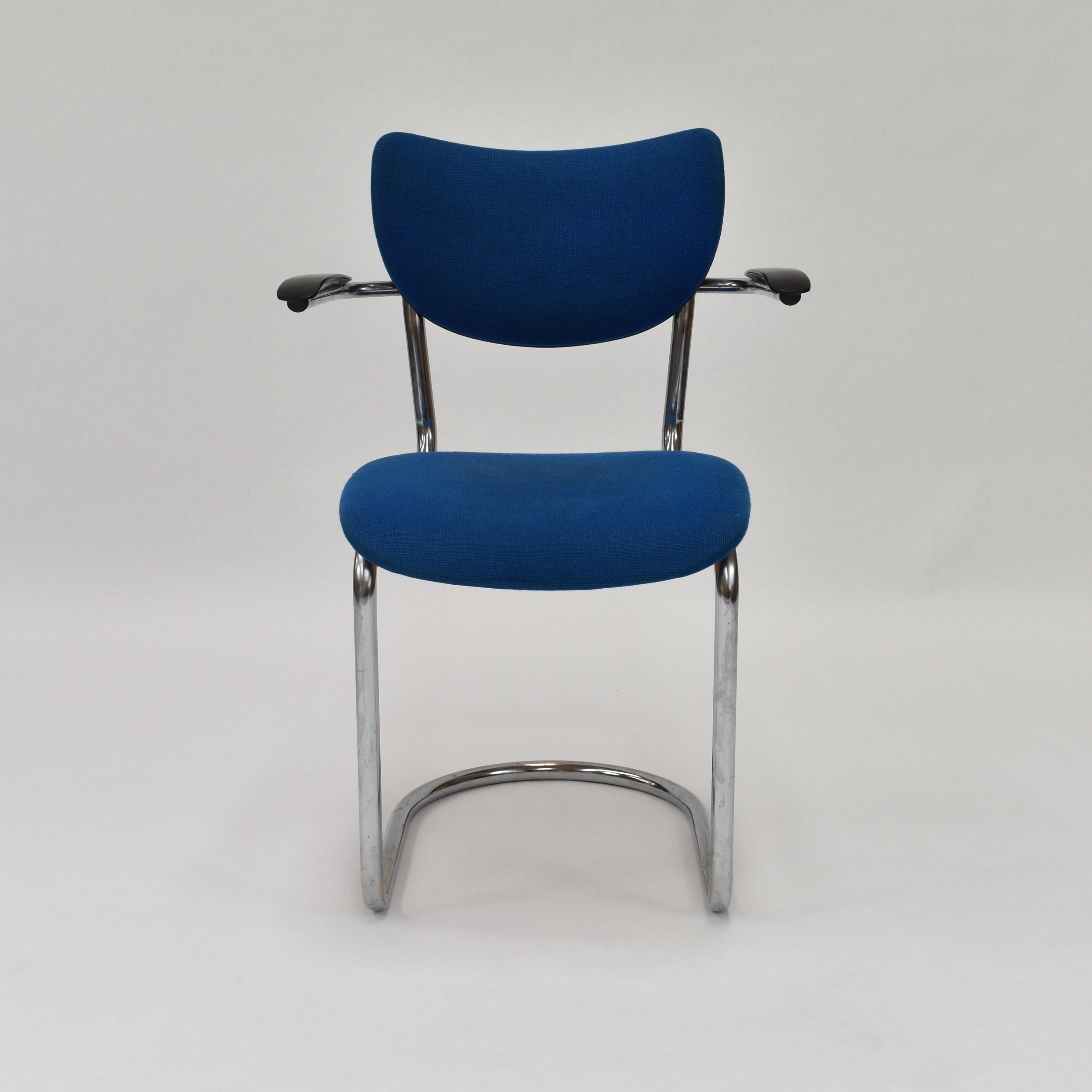 Mid-Century Modern Set of Six De Wit 3011 Armchairs