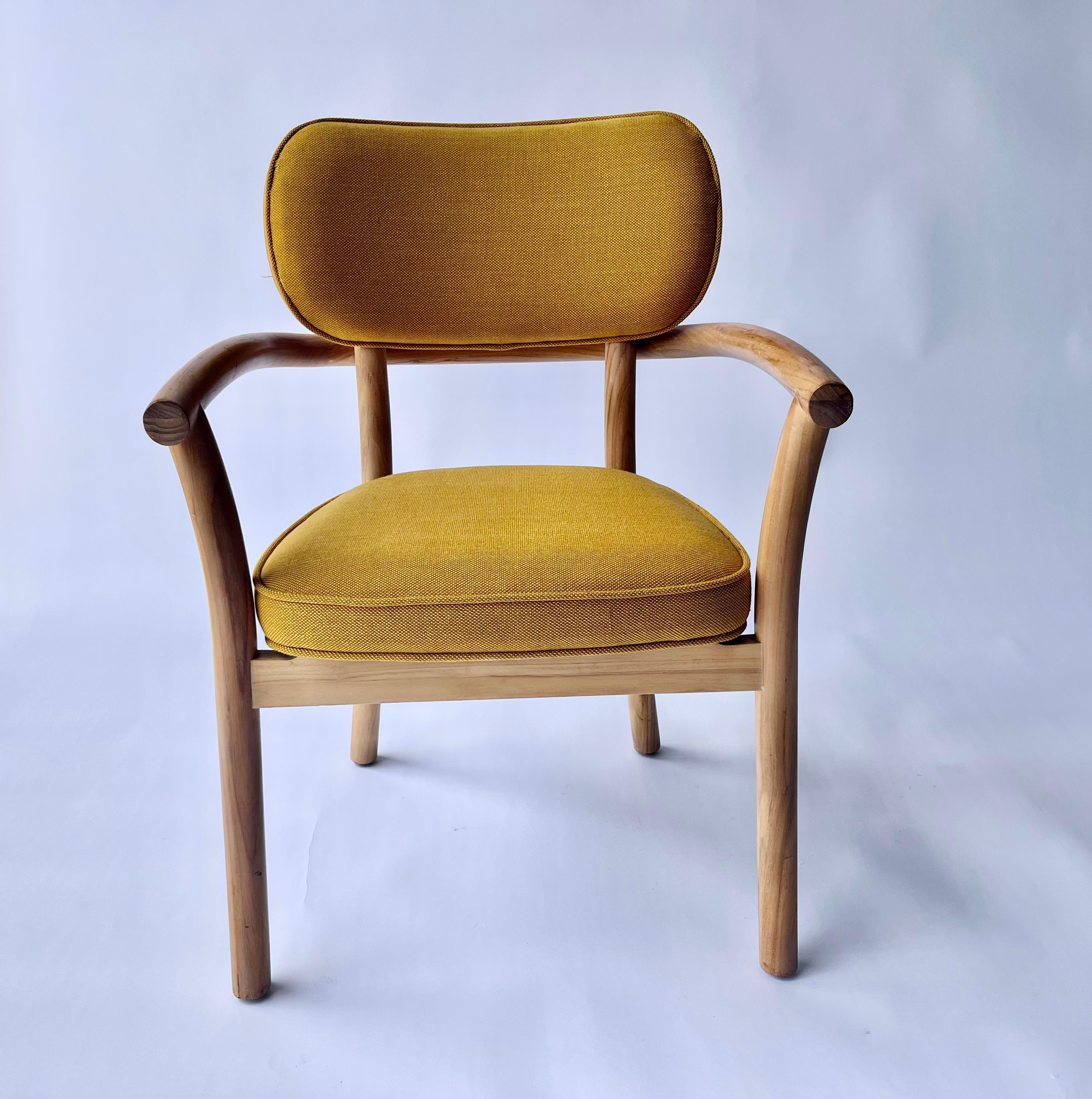 Set di sei sedie da pranzo di design in vendita 4
